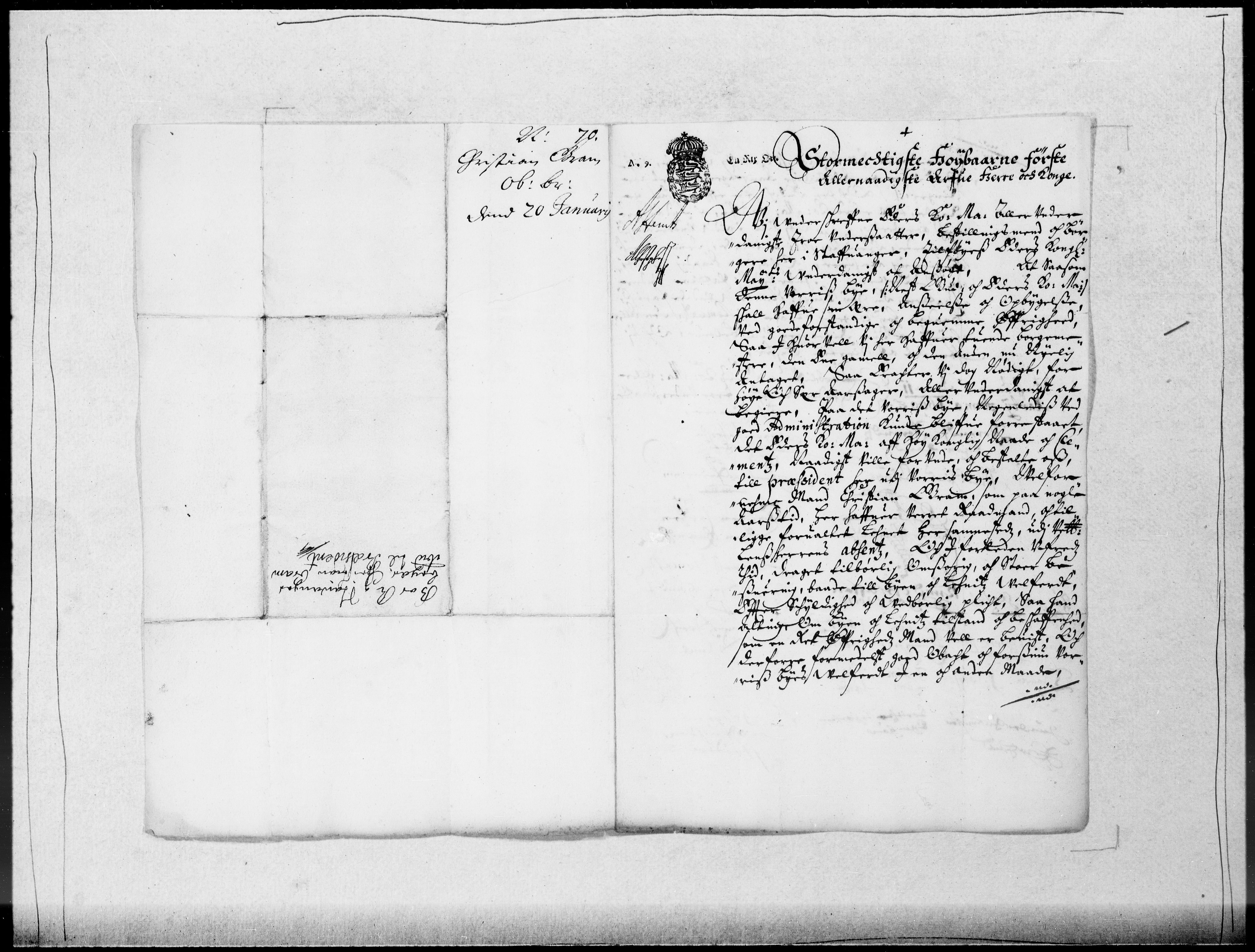Danske Kanselli 1572-1799, AV/RA-EA-3023/F/Fc/Fcc/Fcca/L0028: Norske innlegg 1572-1799, 1669-1670, s. 174