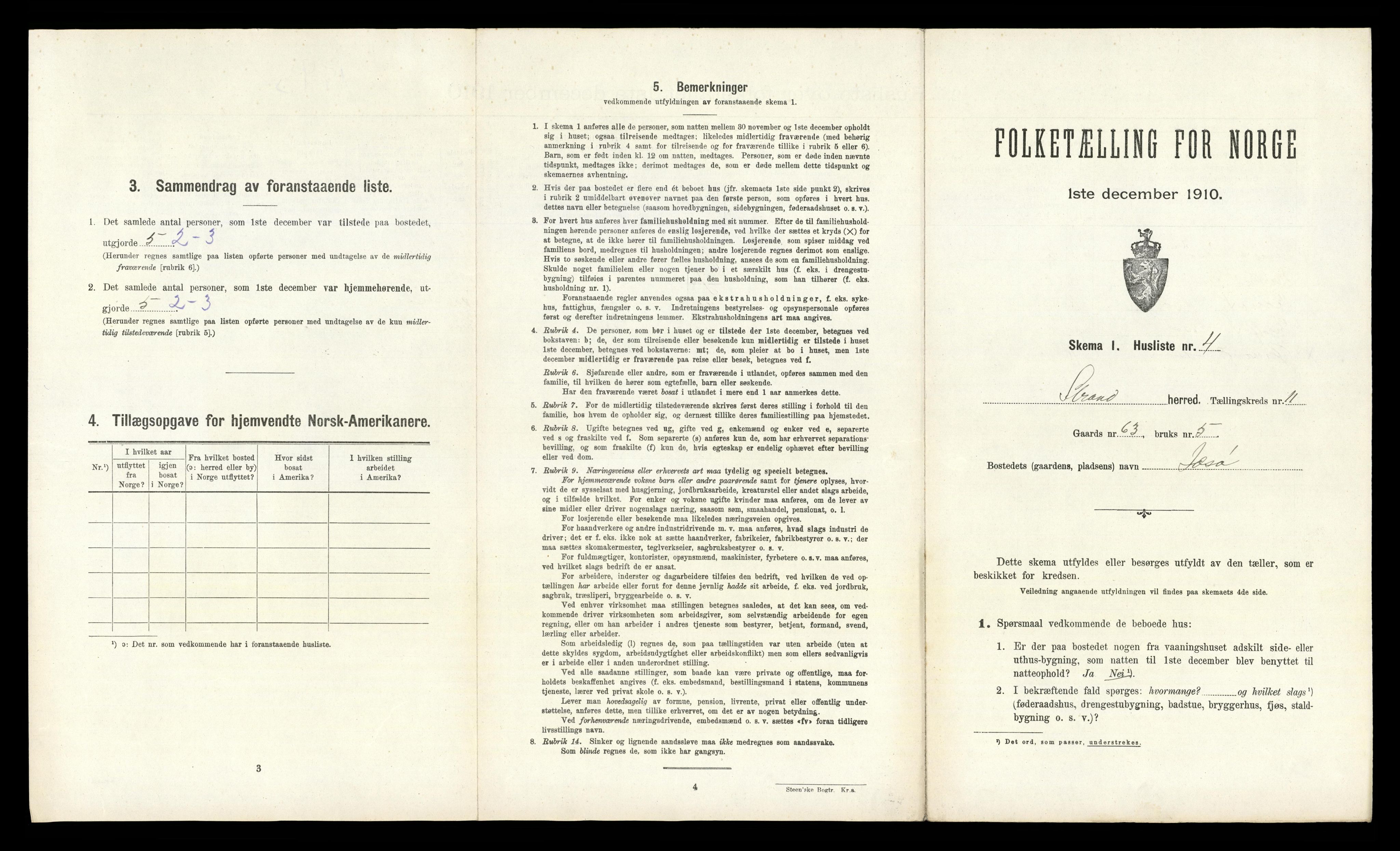 RA, Folketelling 1910 for 1130 Strand herred, 1910, s. 837