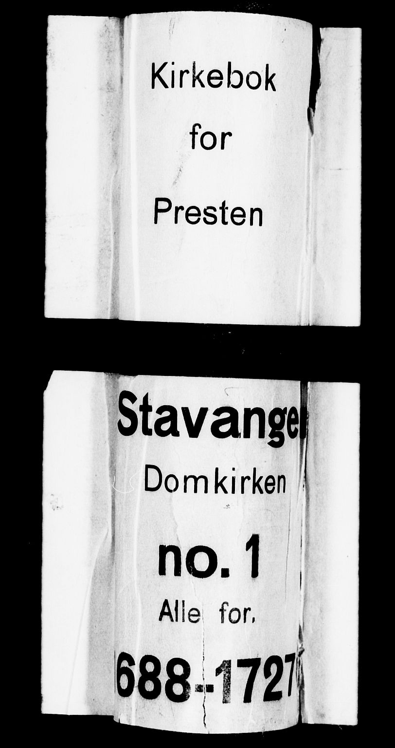 Domkirken sokneprestkontor, SAST/A-101812/001/30/30BA/L0001: Ministerialbok nr. A 1 /1, 1688-1727