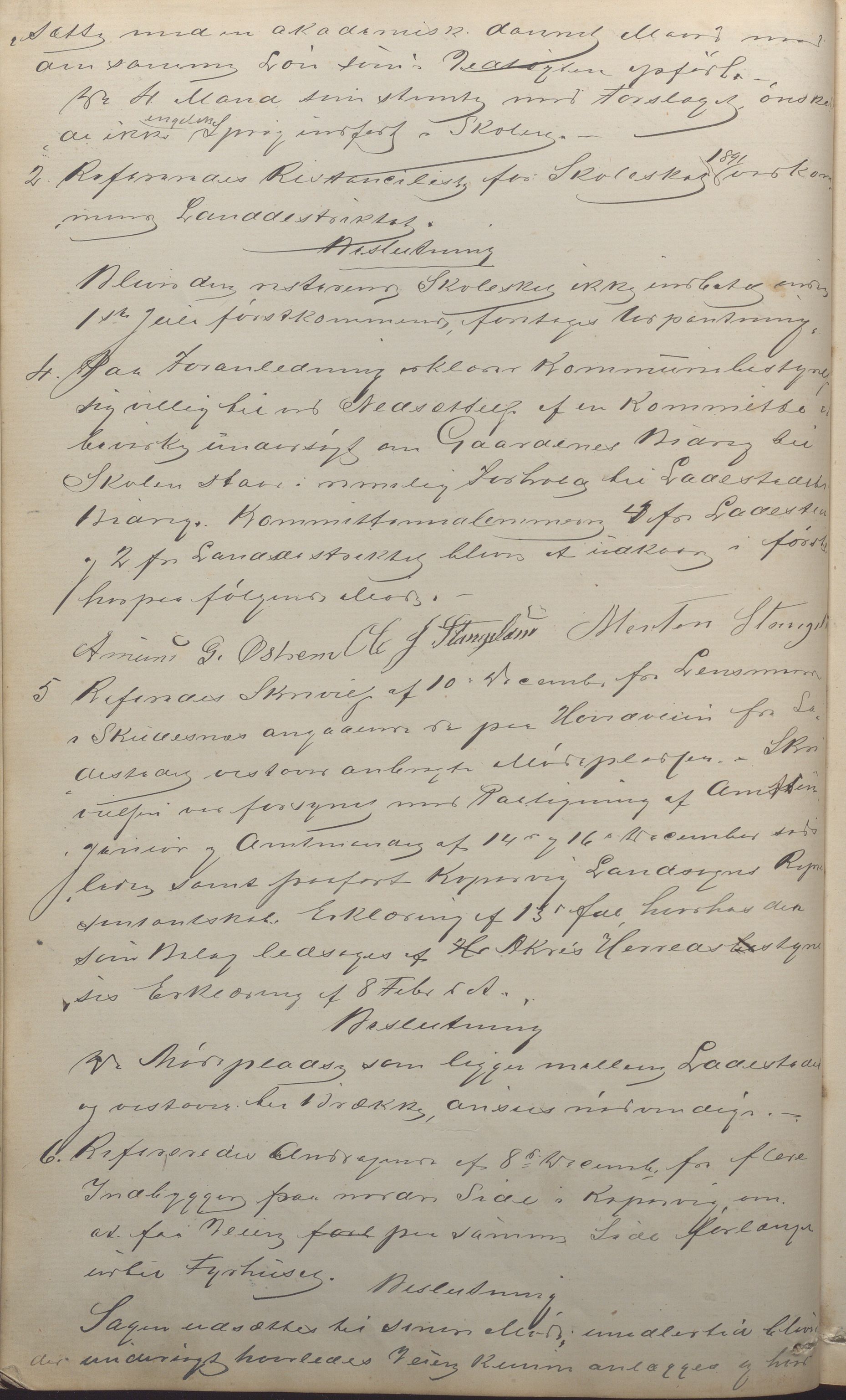 Kopervik Kommune - Formannskapet og Bystyret, IKAR/K-102468/A/Aa/L0002: Møtebok, 1874-1894, s. 160b