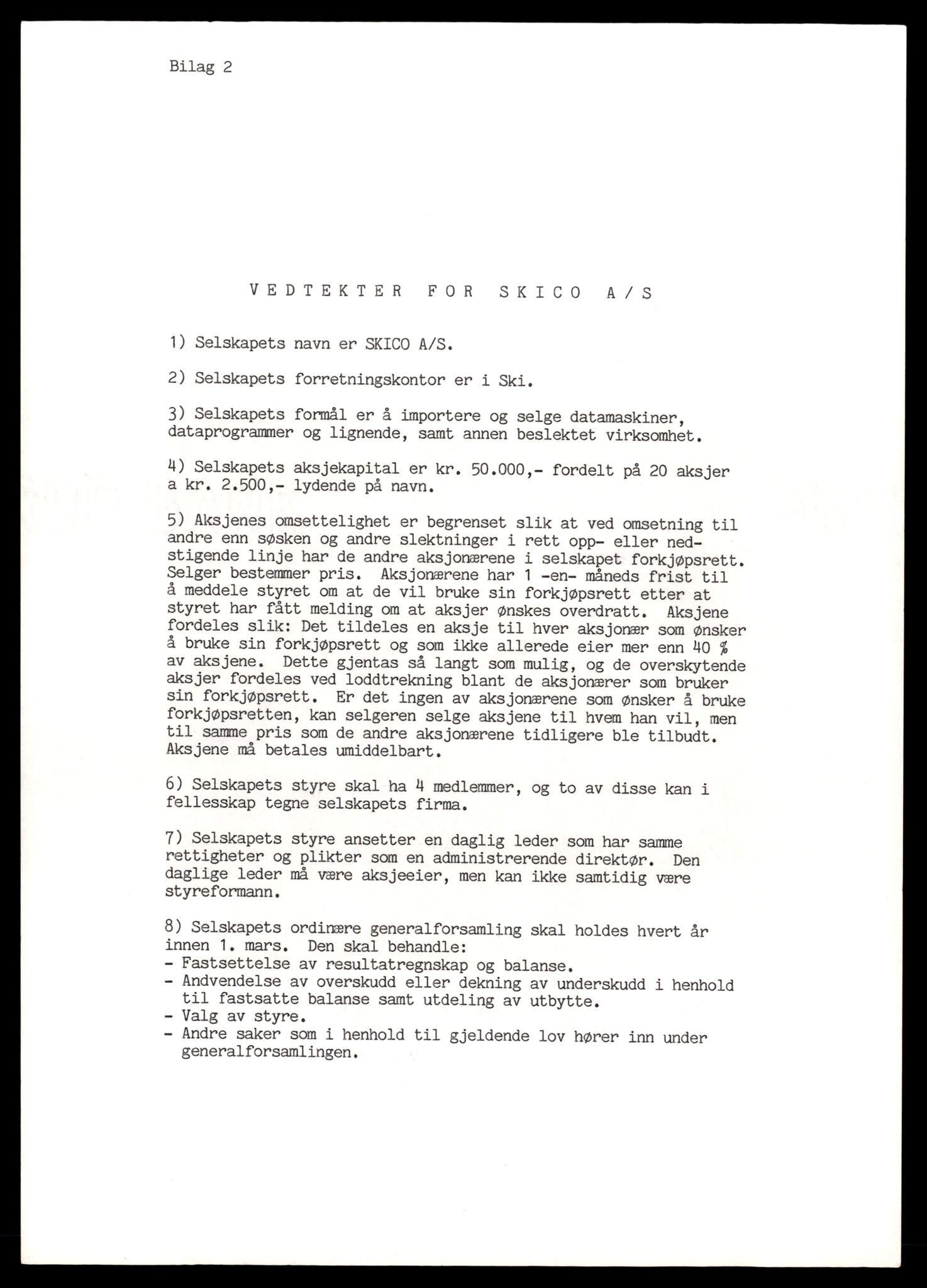 Indre Follo tingrett, SAT/A-10086/K/Kb/Kbb/L0042: Aksjeselskap, Skic - Skip, 1944-1990, s. 3