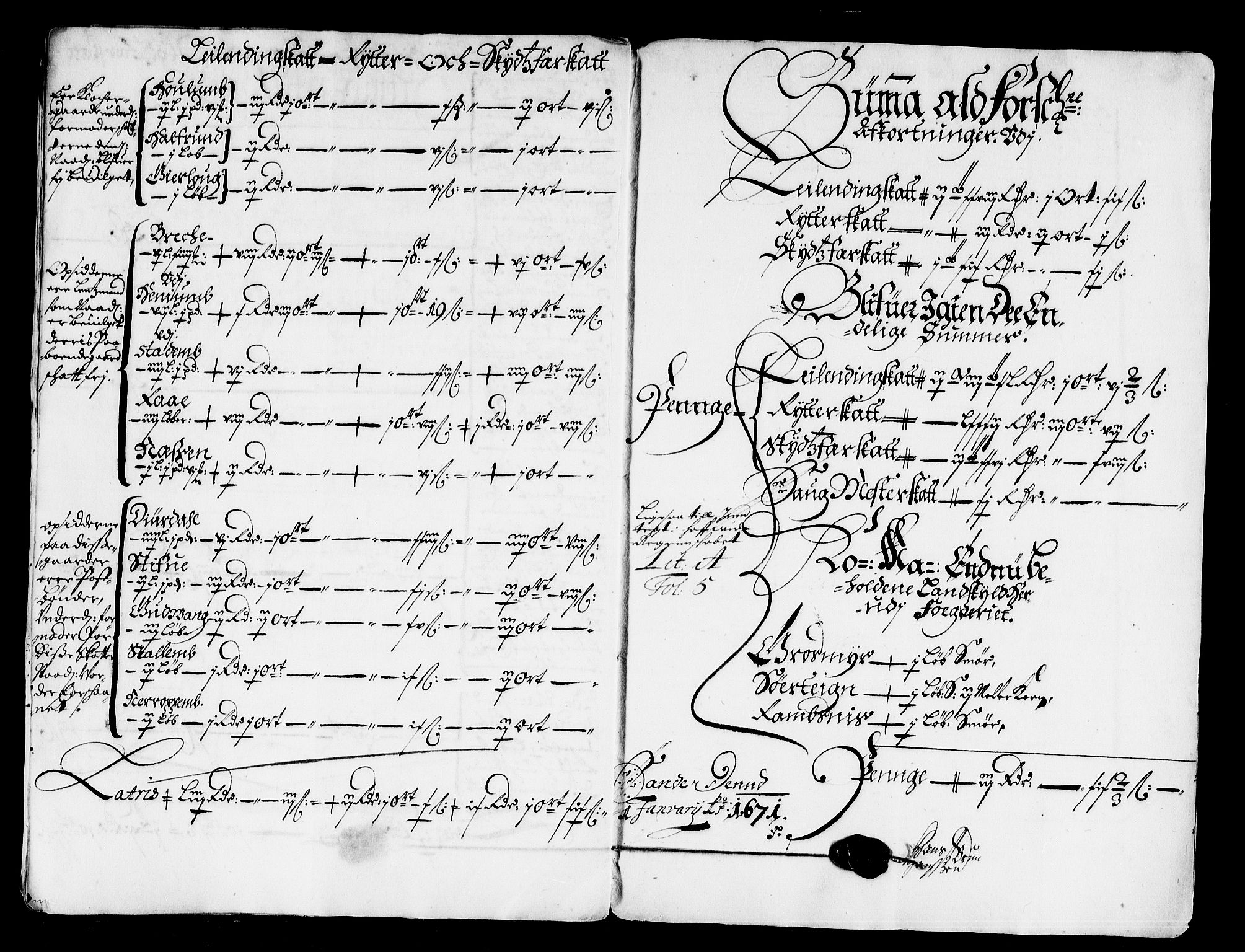 Rentekammeret inntil 1814, Reviderte regnskaper, Stiftamtstueregnskaper, Bergen stiftamt, AV/RA-EA-6043/R/Rc/L0032: Bergen stiftamt, 1667-1670
