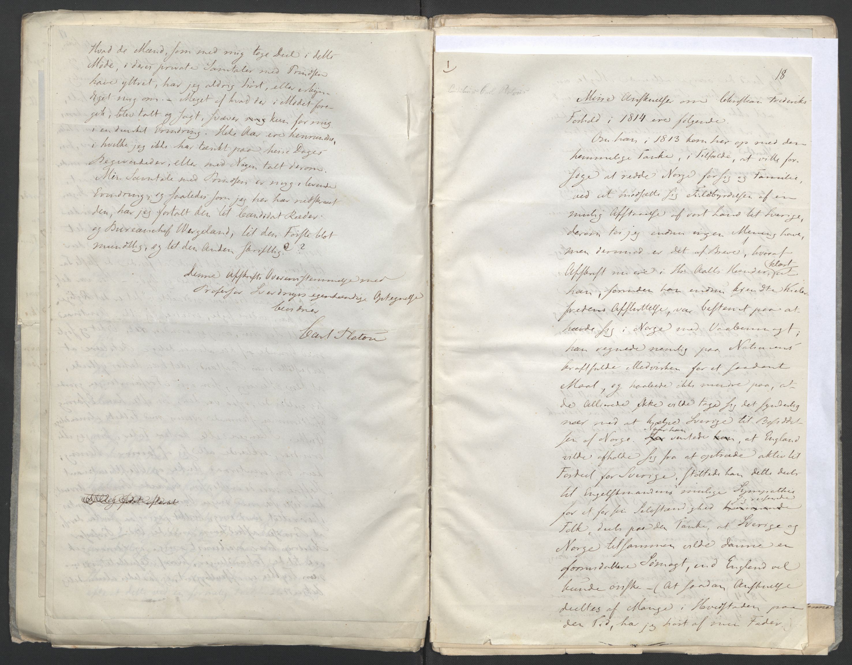 Faye, Andreas, AV/RA-PA-0015/F/Fh/L0028/0003: -- / Optegnelser ang. begivenhedene 1807-1814 af Thulstrup, L. Stoud Platou, C. St. Platou, G. Sverdrup, Løvenskiold m.fl. (afg. i samme anledning), s. 20