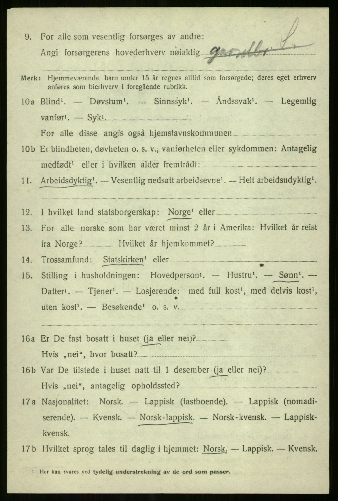 SATØ, Folketelling 1920 for 1934 Tromsøysund herred, 1920, s. 10685