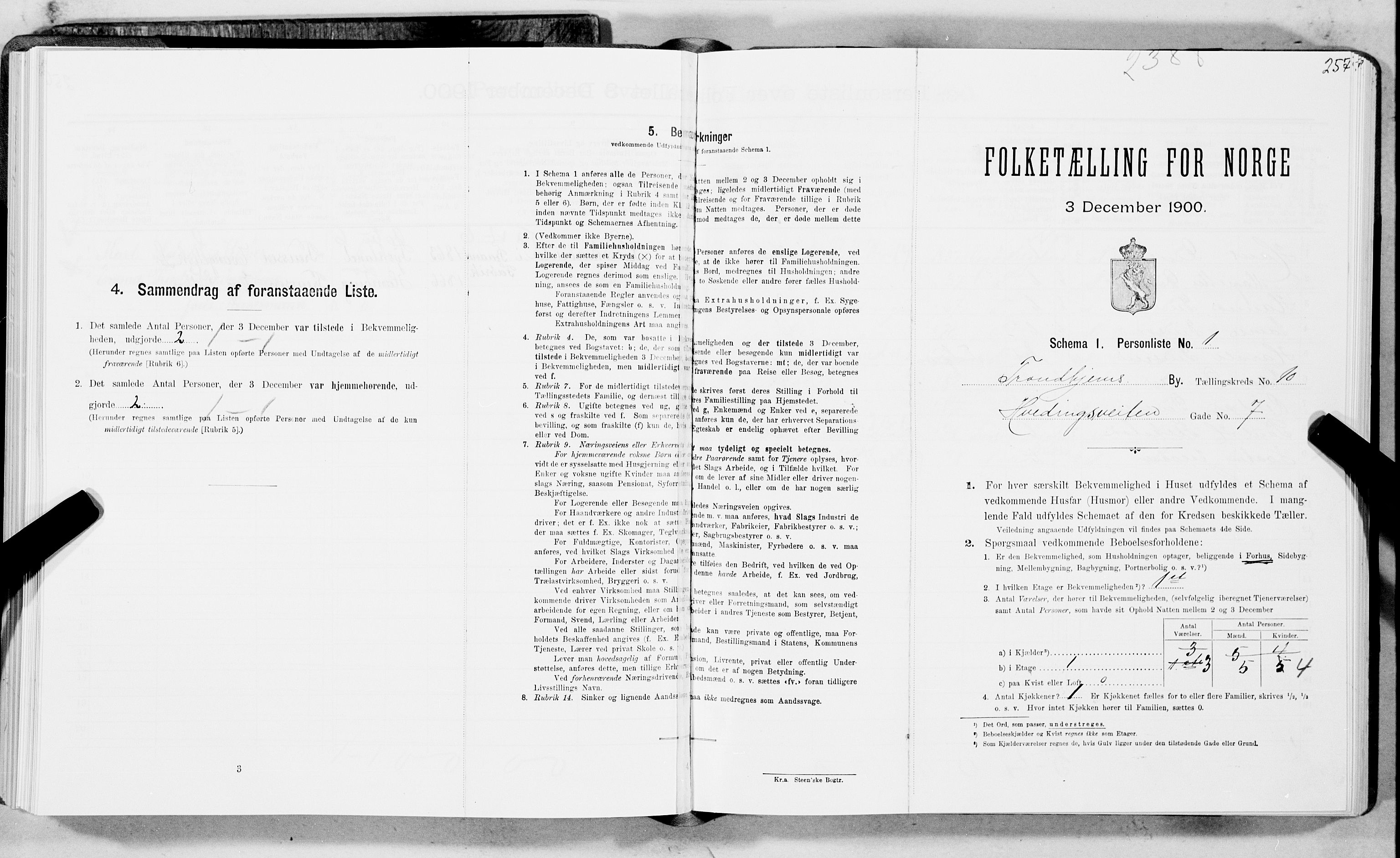 SAT, Folketelling 1900 for 1601 Trondheim kjøpstad, 1900, s. 1742