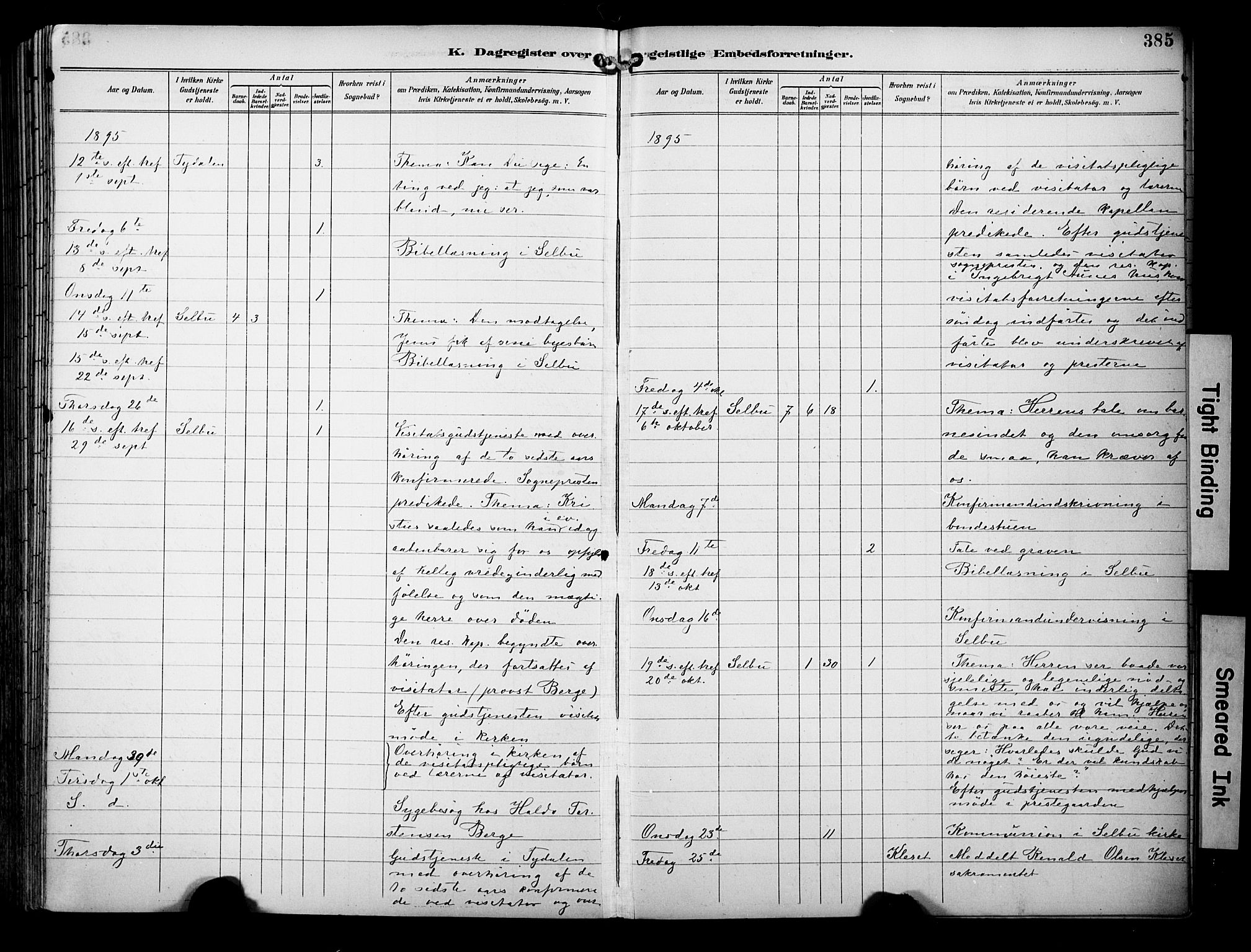 Ministerialprotokoller, klokkerbøker og fødselsregistre - Sør-Trøndelag, AV/SAT-A-1456/695/L1149: Ministerialbok nr. 695A09, 1891-1902, s. 385