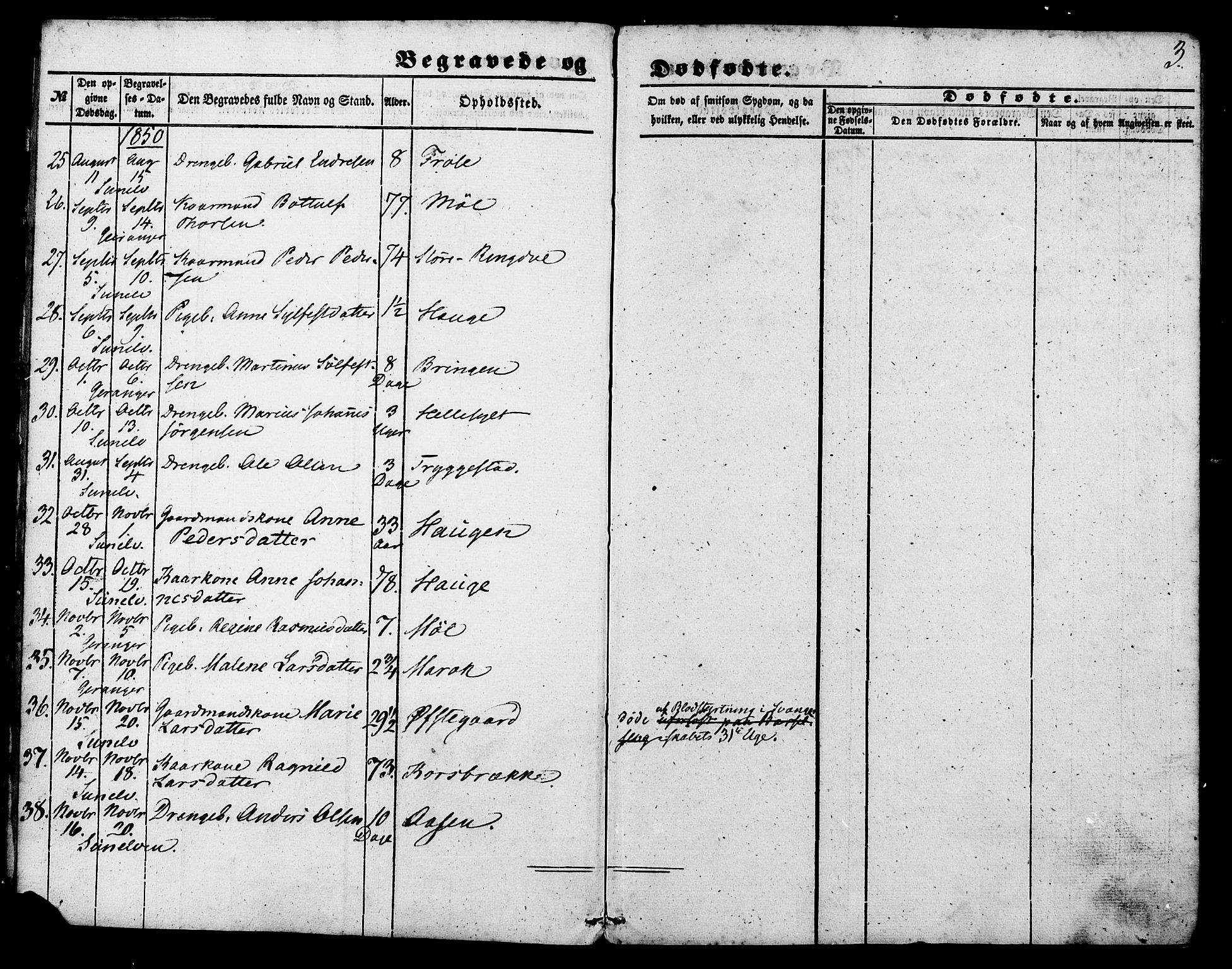 Ministerialprotokoller, klokkerbøker og fødselsregistre - Møre og Romsdal, SAT/A-1454/517/L0223: Ministerialbok nr. 517A03, 1850-1870, s. 3