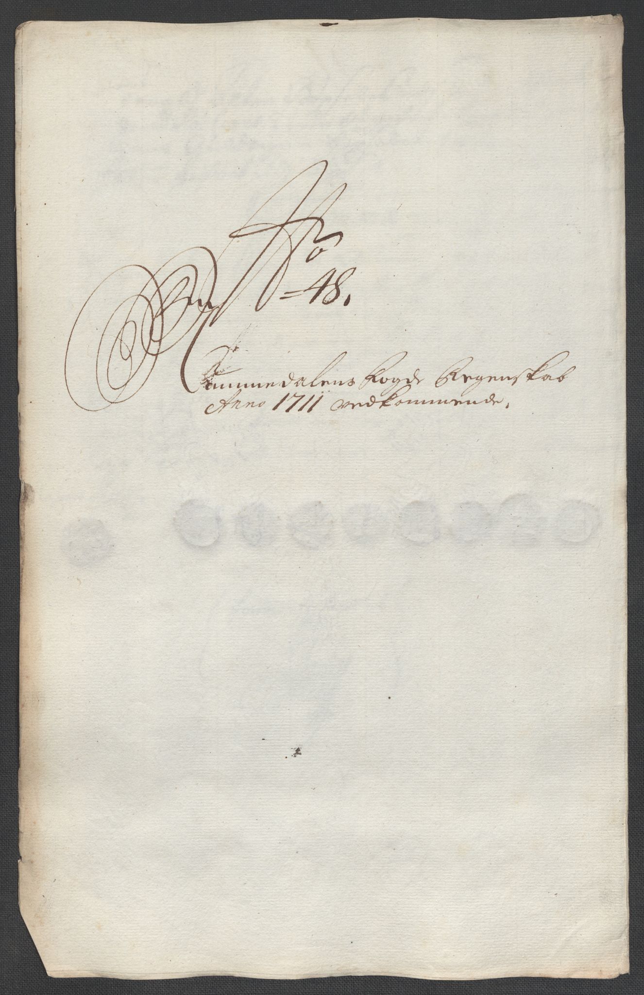 Rentekammeret inntil 1814, Reviderte regnskaper, Fogderegnskap, AV/RA-EA-4092/R64/L4432: Fogderegnskap Namdal, 1711, s. 174