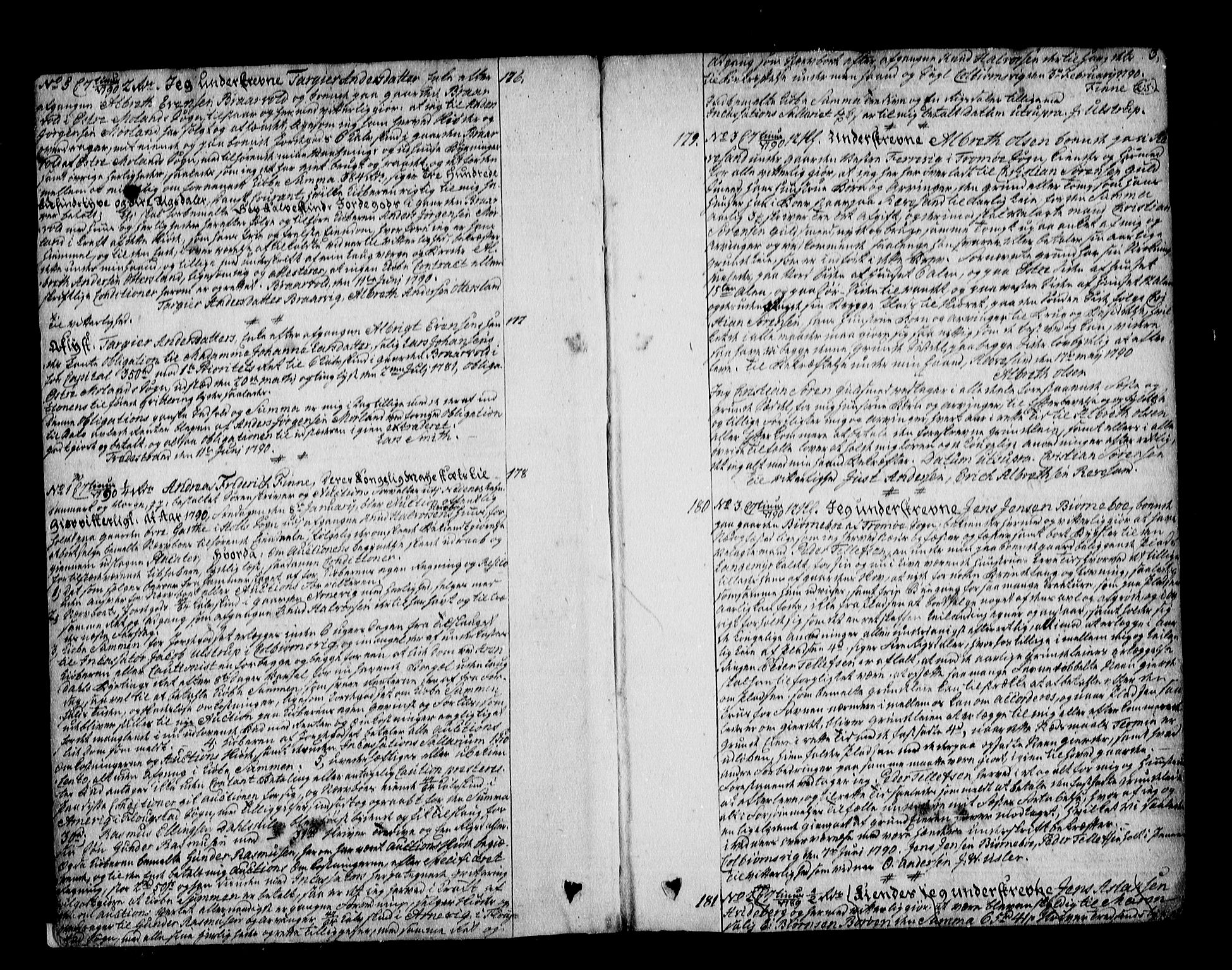 Nedenes sorenskriveri før 1824, SAK/1221-0007/G/Gb/L0017: Pantebok nr. 17, 1790-1795, s. 3