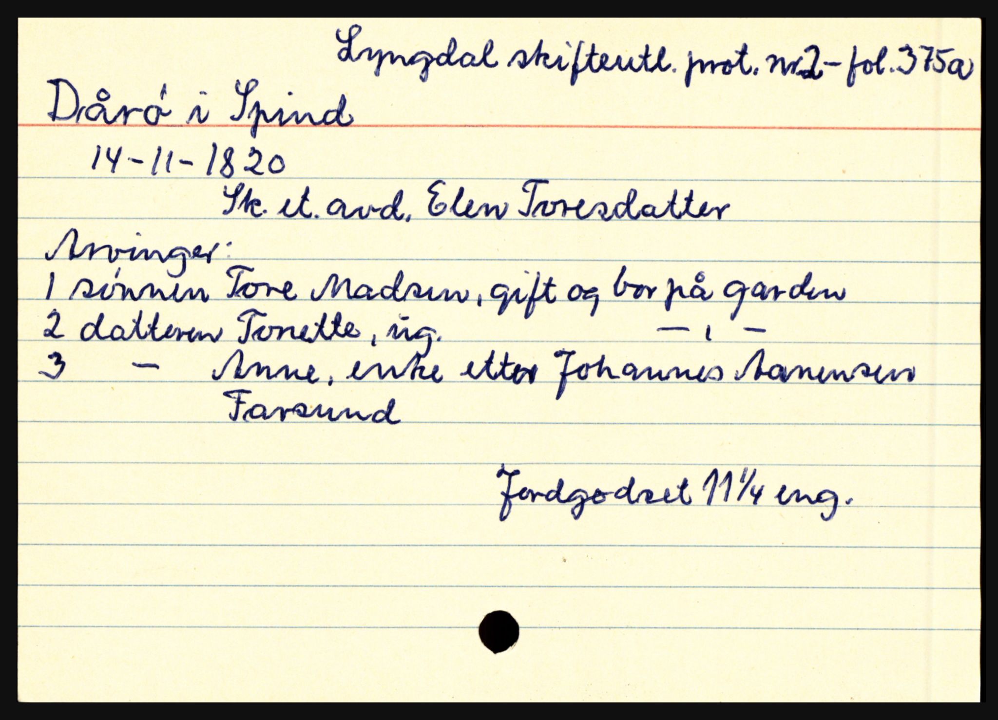 Lyngdal sorenskriveri, SAK/1221-0004/H, s. 1809