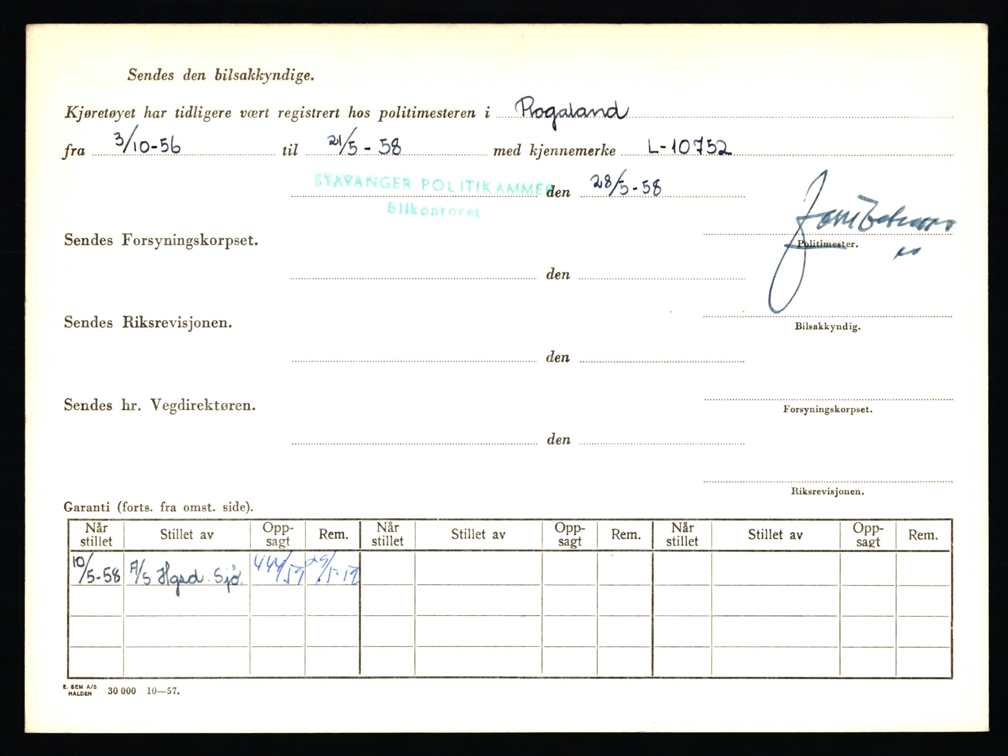 Stavanger trafikkstasjon, AV/SAST-A-101942/0/F/L0015: L-5500 - L-5949, 1930-1971, s. 1564