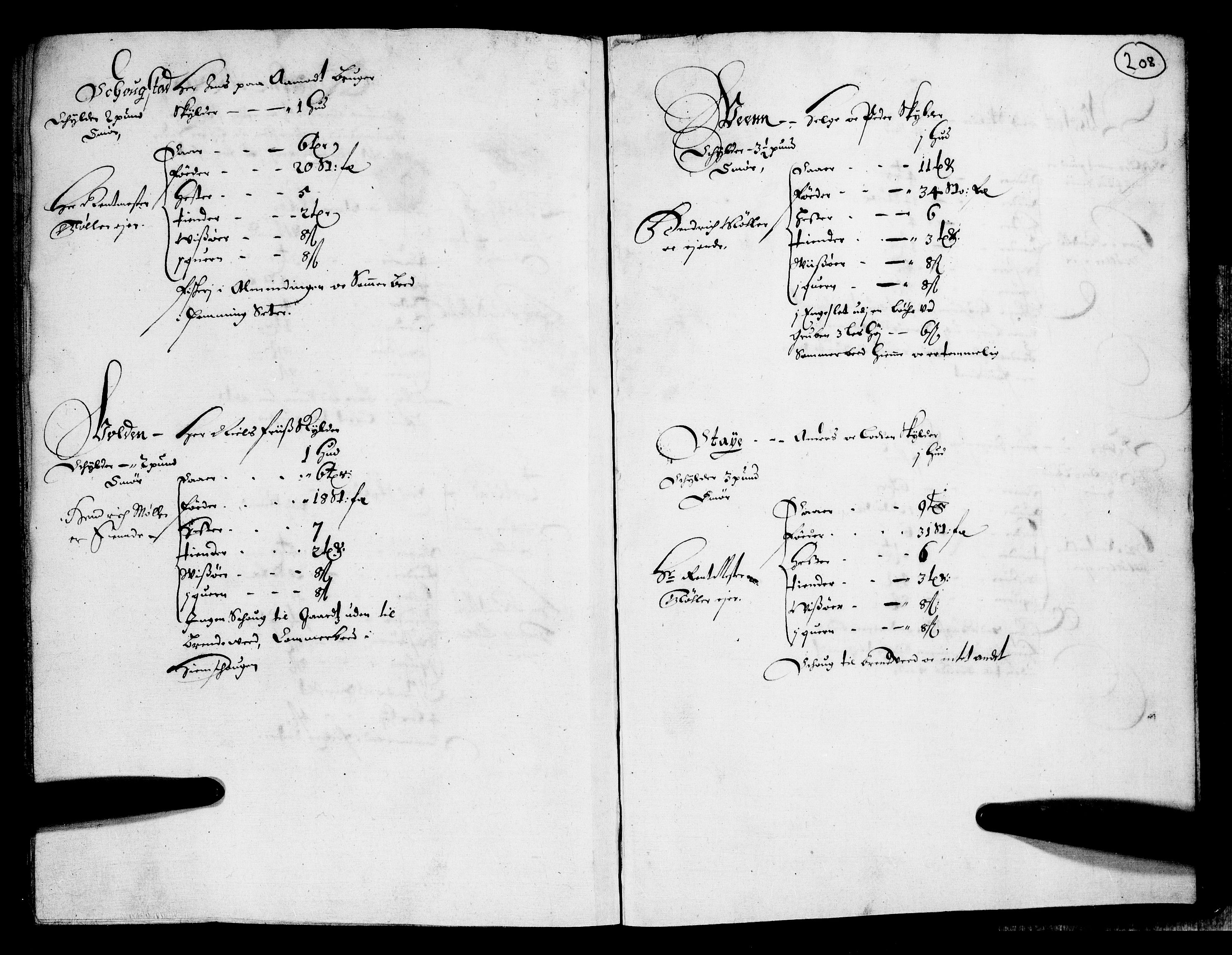 Rentekammeret inntil 1814, Realistisk ordnet avdeling, AV/RA-EA-4070/N/Nb/Nba/L0011: Odal, Solør og Østerdalen fogderi, 1667, s. 207b-208a