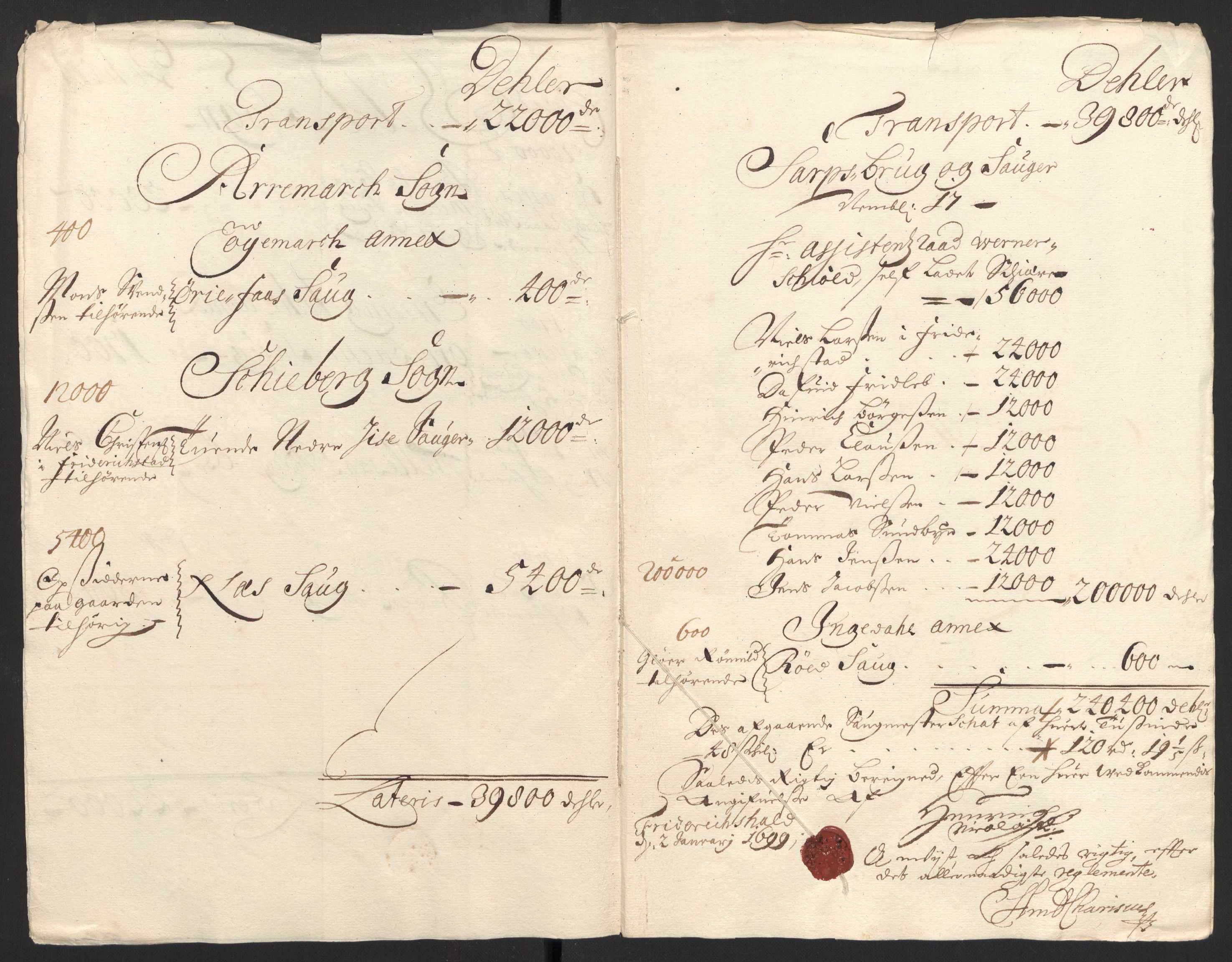 Rentekammeret inntil 1814, Reviderte regnskaper, Fogderegnskap, RA/EA-4092/R01/L0013: Fogderegnskap Idd og Marker, 1696-1698, s. 343