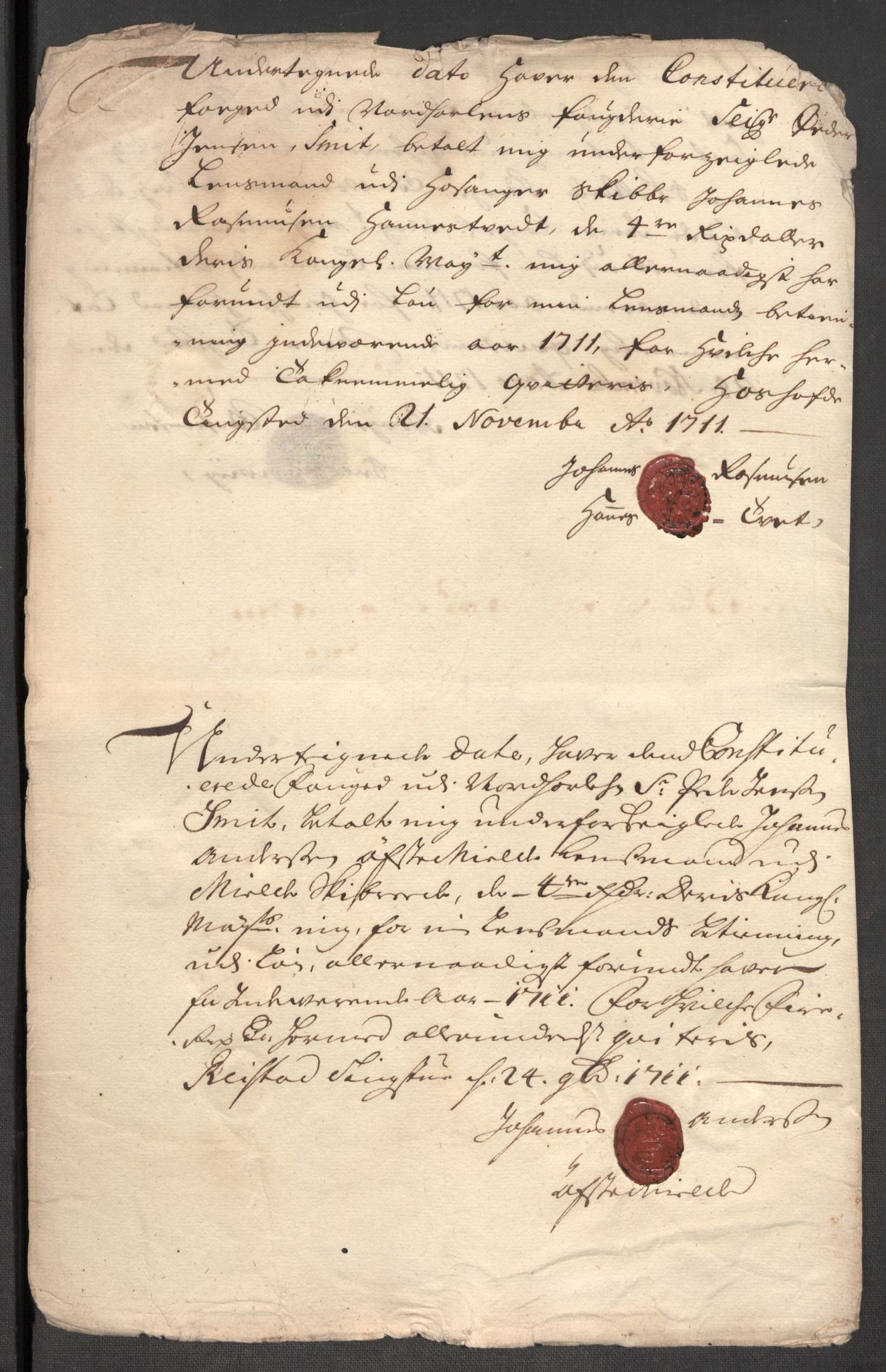 Rentekammeret inntil 1814, Reviderte regnskaper, Fogderegnskap, AV/RA-EA-4092/R51/L3192: Fogderegnskap Nordhordland og Voss, 1711, s. 358