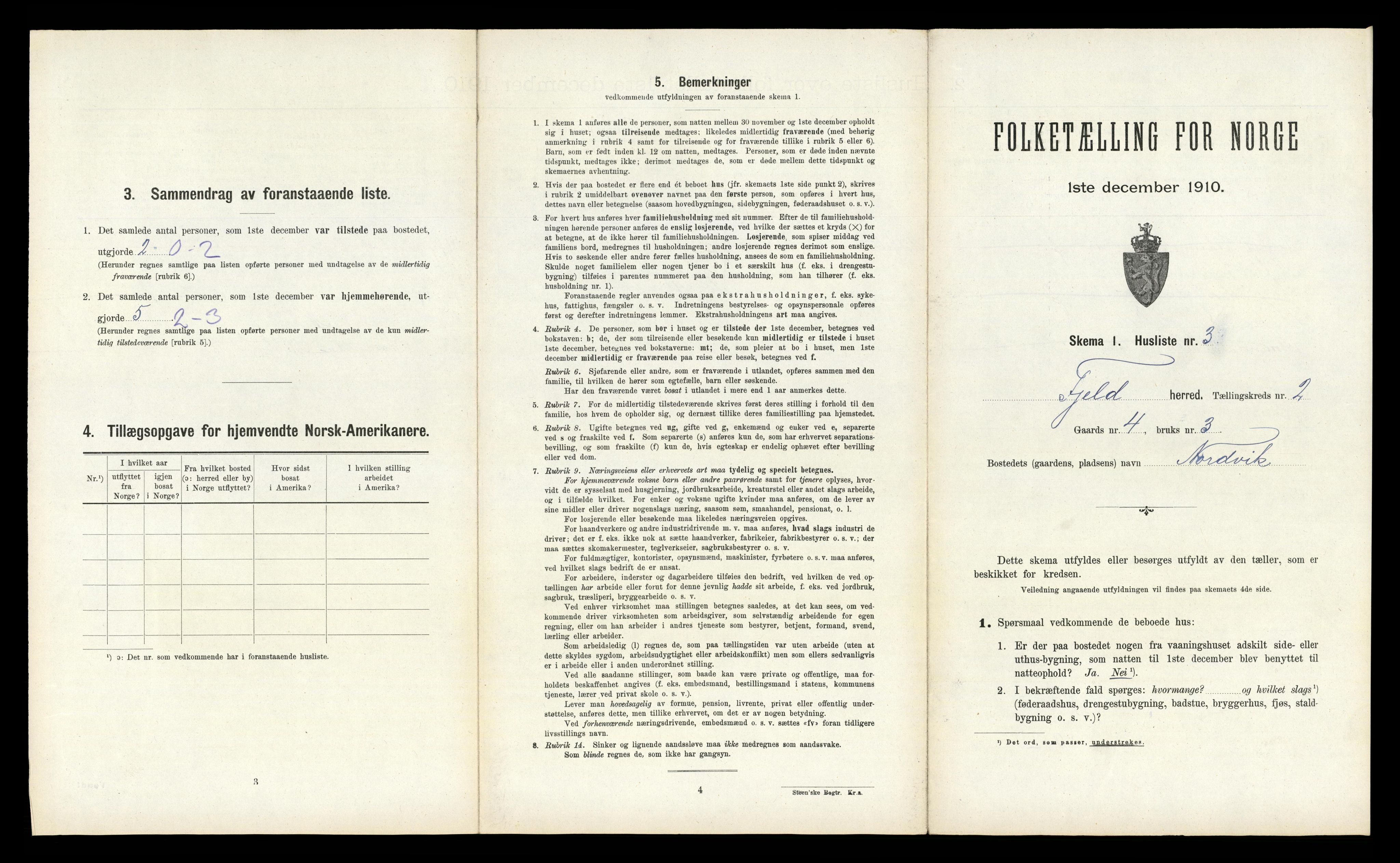 RA, Folketelling 1910 for 1246 Fjell herred, 1910, s. 157