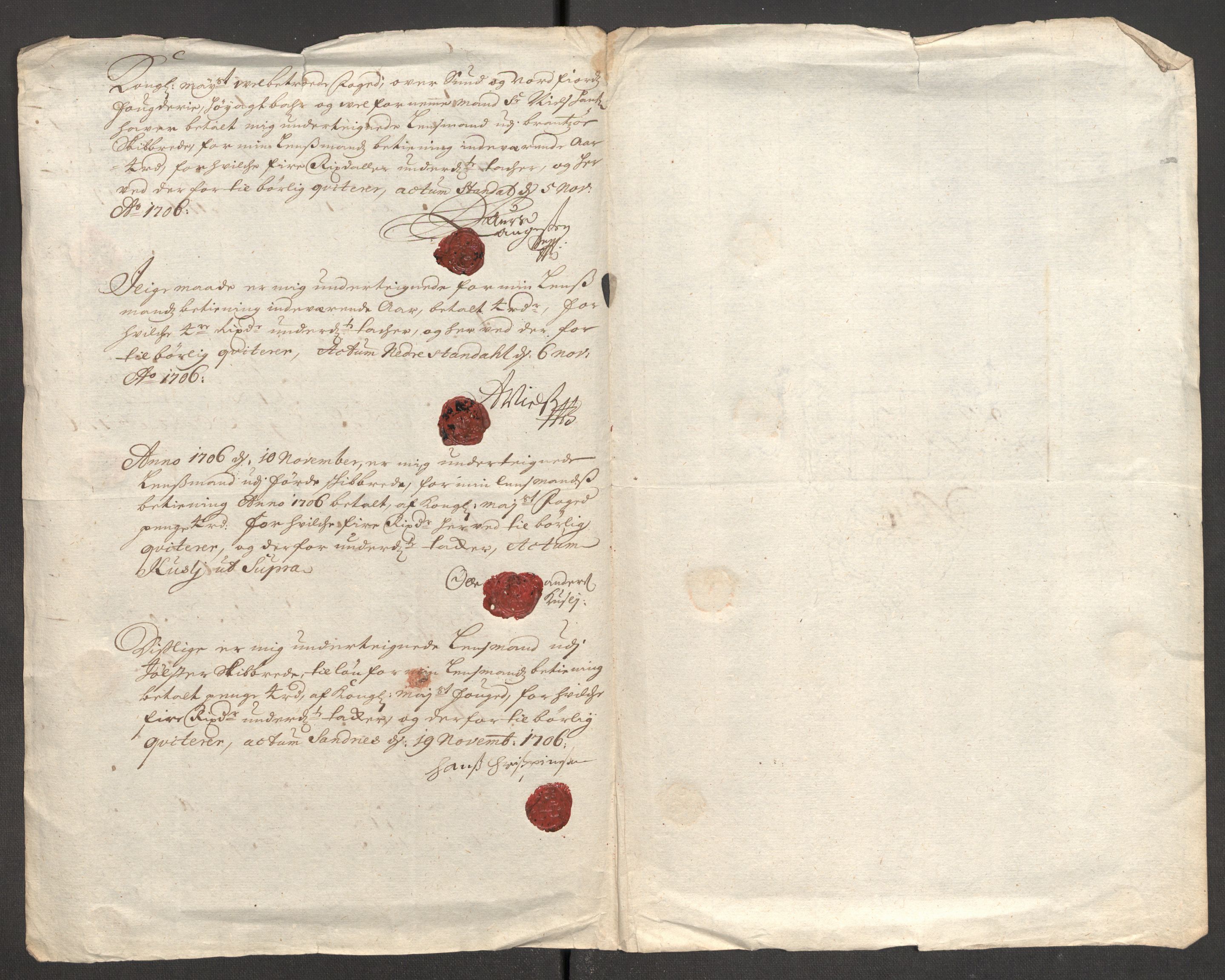 Rentekammeret inntil 1814, Reviderte regnskaper, Fogderegnskap, AV/RA-EA-4092/R53/L3430: Fogderegnskap Sunn- og Nordfjord, 1706-1707, s. 165