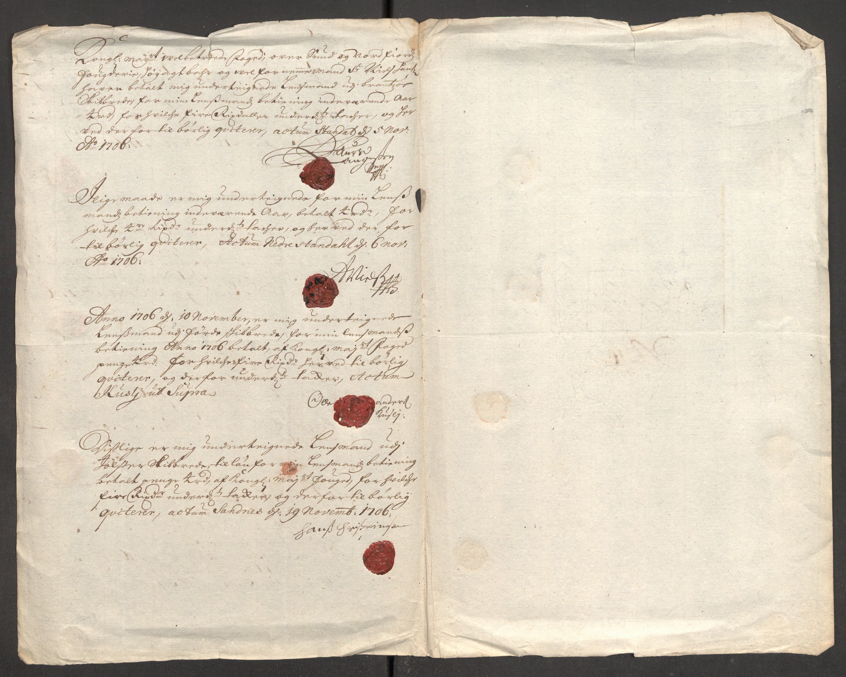 Rentekammeret inntil 1814, Reviderte regnskaper, Fogderegnskap, RA/EA-4092/R53/L3430: Fogderegnskap Sunn- og Nordfjord, 1706-1707, s. 165