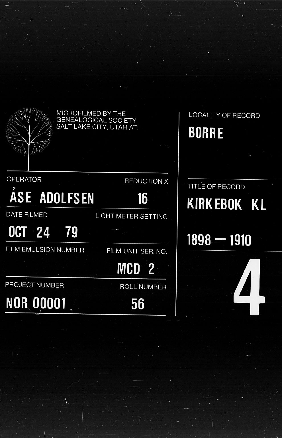 Borre kirkebøker, AV/SAKO-A-338/G/Ga/L0005: Klokkerbok nr. I 5, 1898-1910