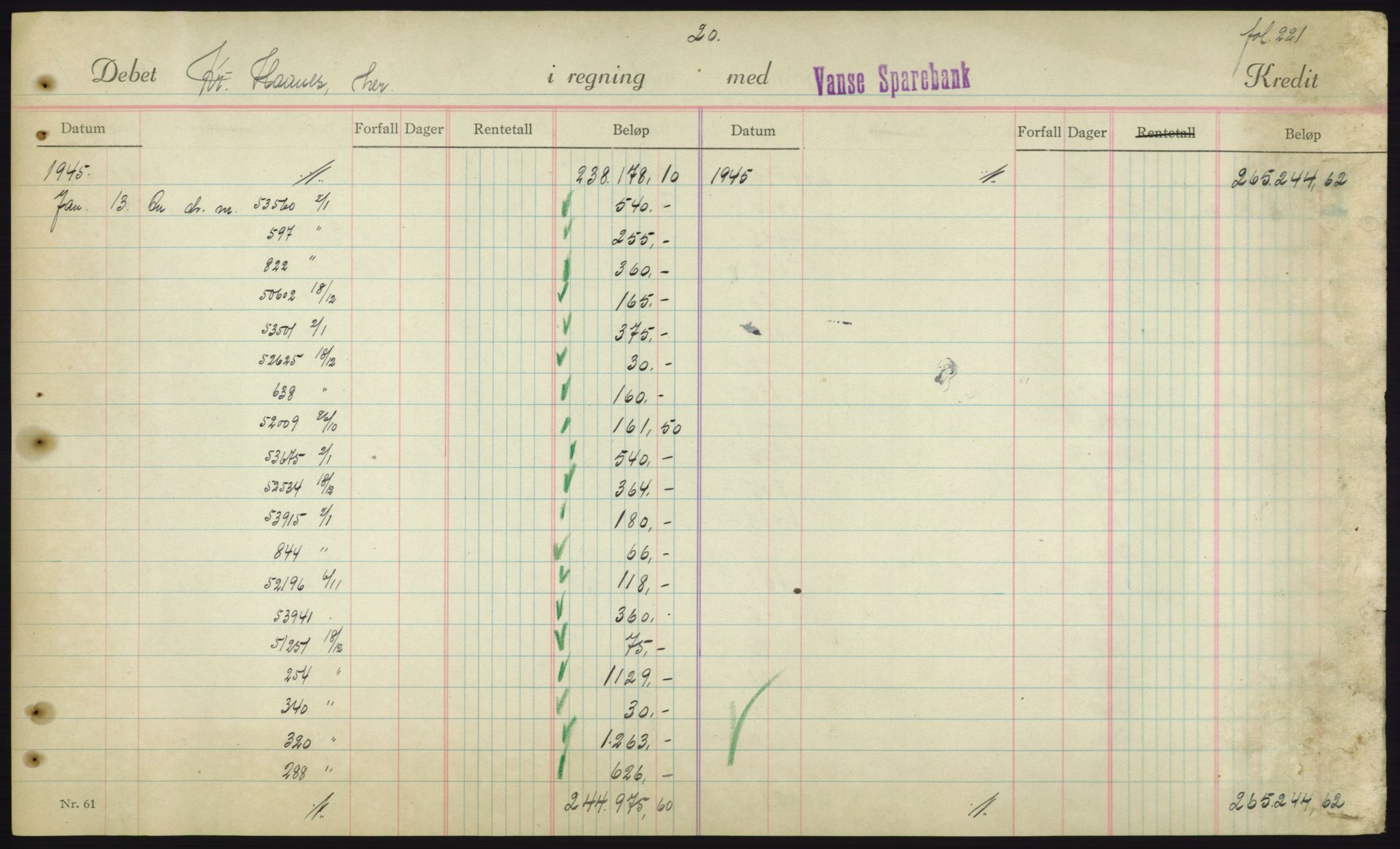Forsvarsdepartementet, 10. kontor / Oppgjørskontoret, AV/RA-RAFA-1225/D/Db/L0180: Lista oppgjørskontor, 1942-1952, s. 2025