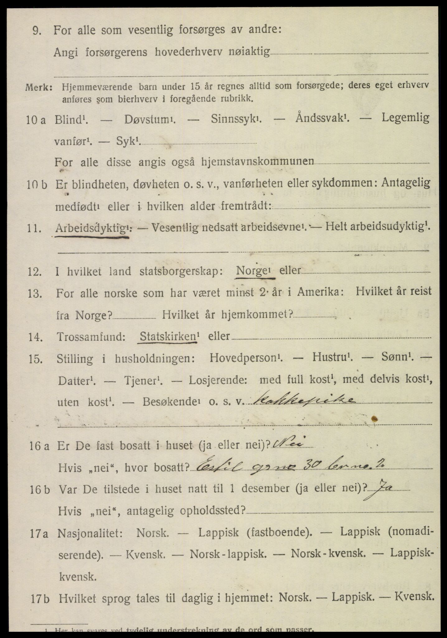 SAT, Folketelling 1920 for 1737 Sørli herred, 1920, s. 1036