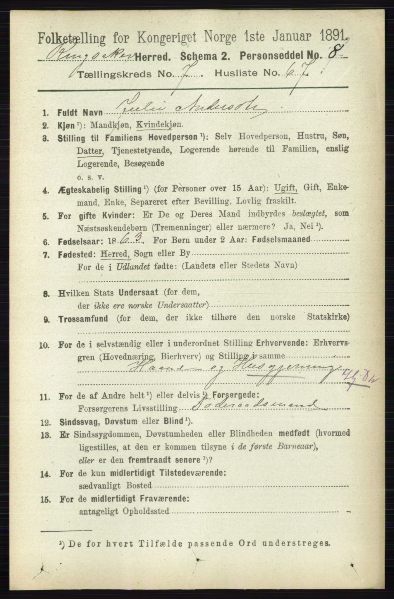 RA, Folketelling 1891 for 0412 Ringsaker herred, 1891, s. 4342