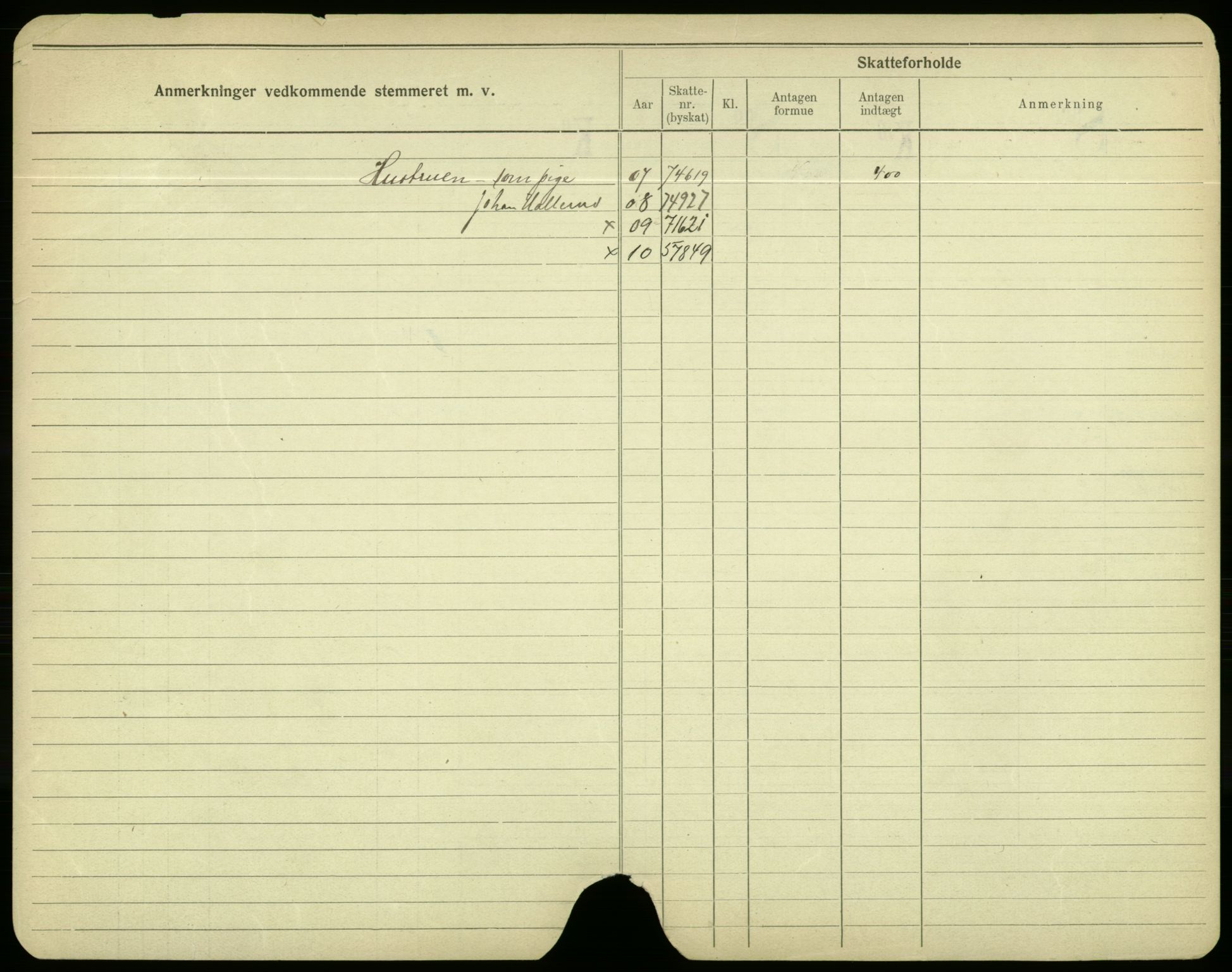 Oslo folkeregister, Registerkort, AV/SAO-A-11715/F/Fa/Fac/L0003: Menn, 1906-1914, s. 1075b