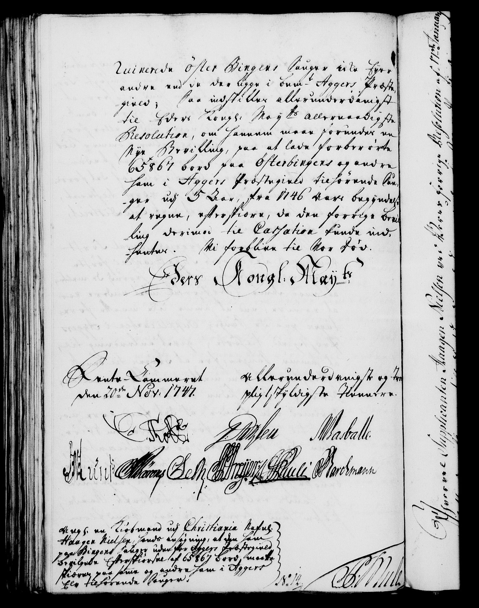 Rentekammeret, Kammerkanselliet, RA/EA-3111/G/Gf/Gfa/L0029: Norsk relasjons- og resolusjonsprotokoll (merket RK 52.29), 1746-1747, s. 555