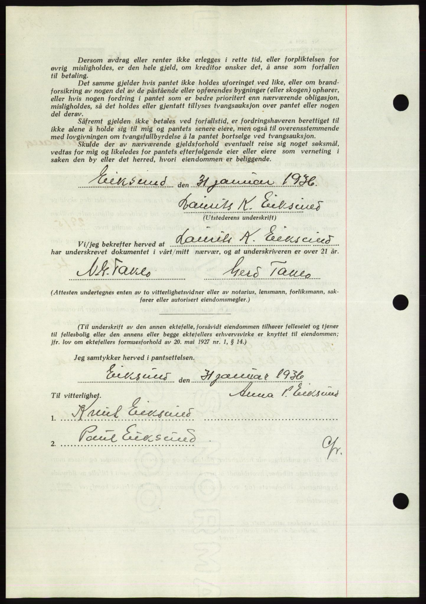 Søre Sunnmøre sorenskriveri, AV/SAT-A-4122/1/2/2C/L0060: Pantebok nr. 54, 1935-1936, Tingl.dato: 12.02.1936