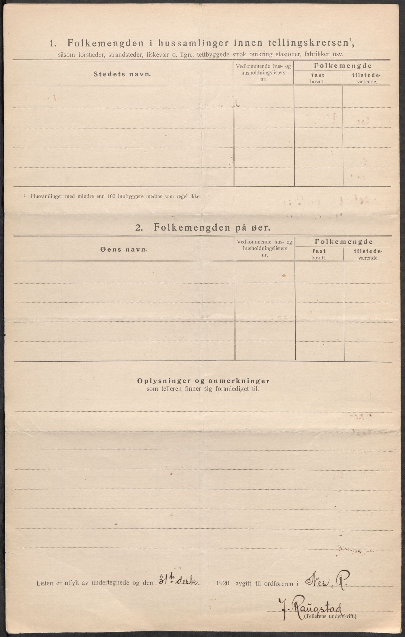 SAO, Folketelling 1920 for 0236 Nes herred, 1920, s. 65