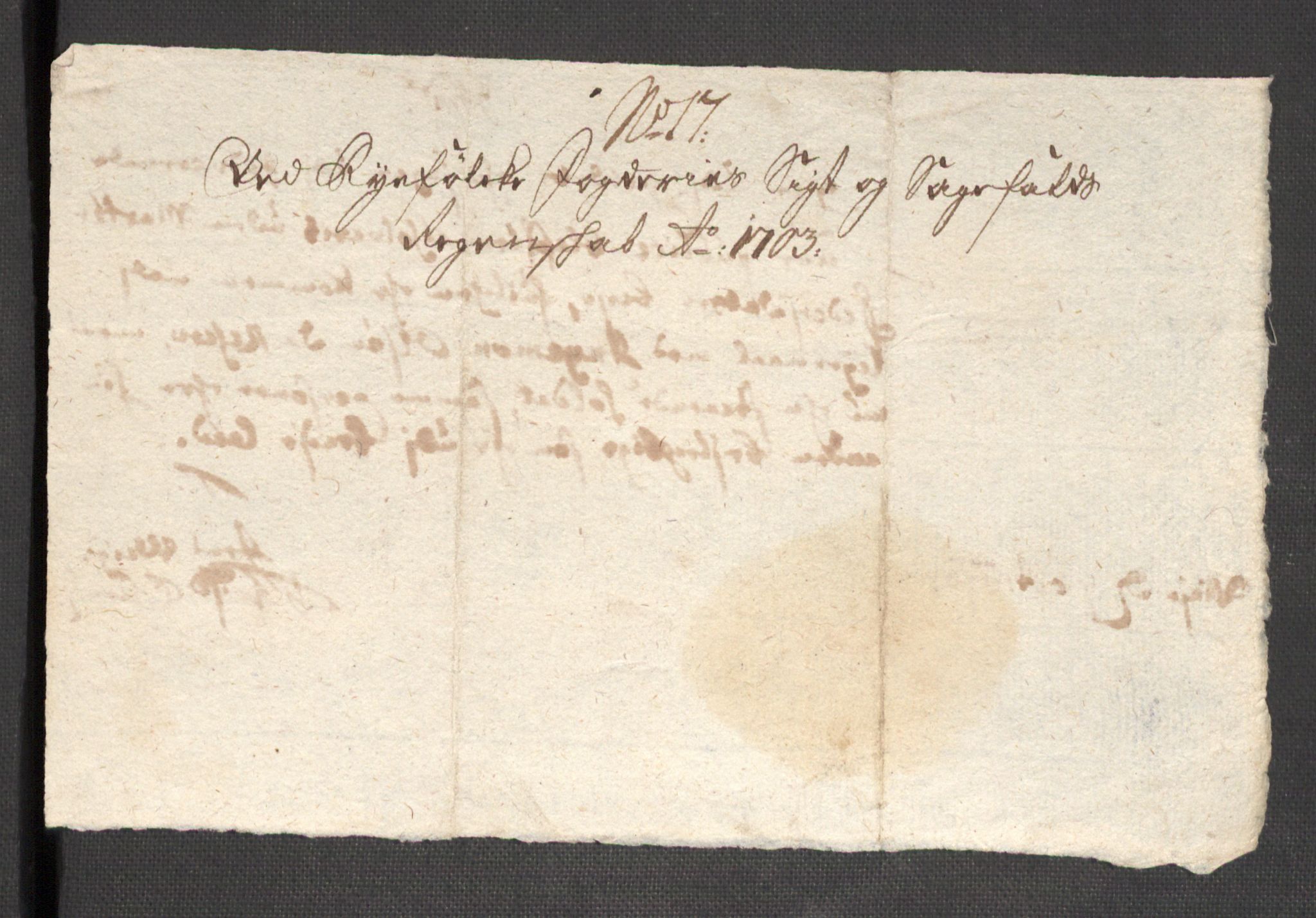 Rentekammeret inntil 1814, Reviderte regnskaper, Fogderegnskap, AV/RA-EA-4092/R47/L2860: Fogderegnskap Ryfylke, 1703-1705, s. 71