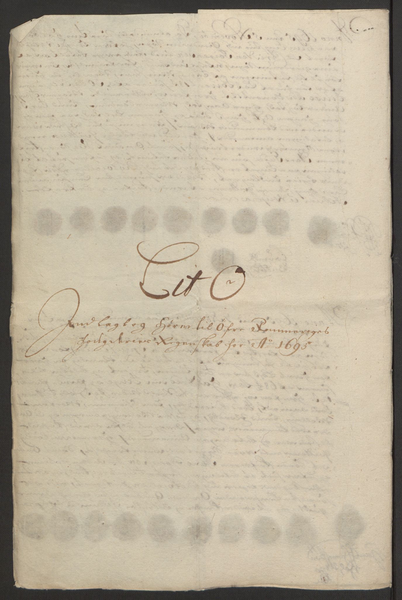 Rentekammeret inntil 1814, Reviderte regnskaper, Fogderegnskap, RA/EA-4092/R12/L0707: Fogderegnskap Øvre Romerike, 1695, s. 256