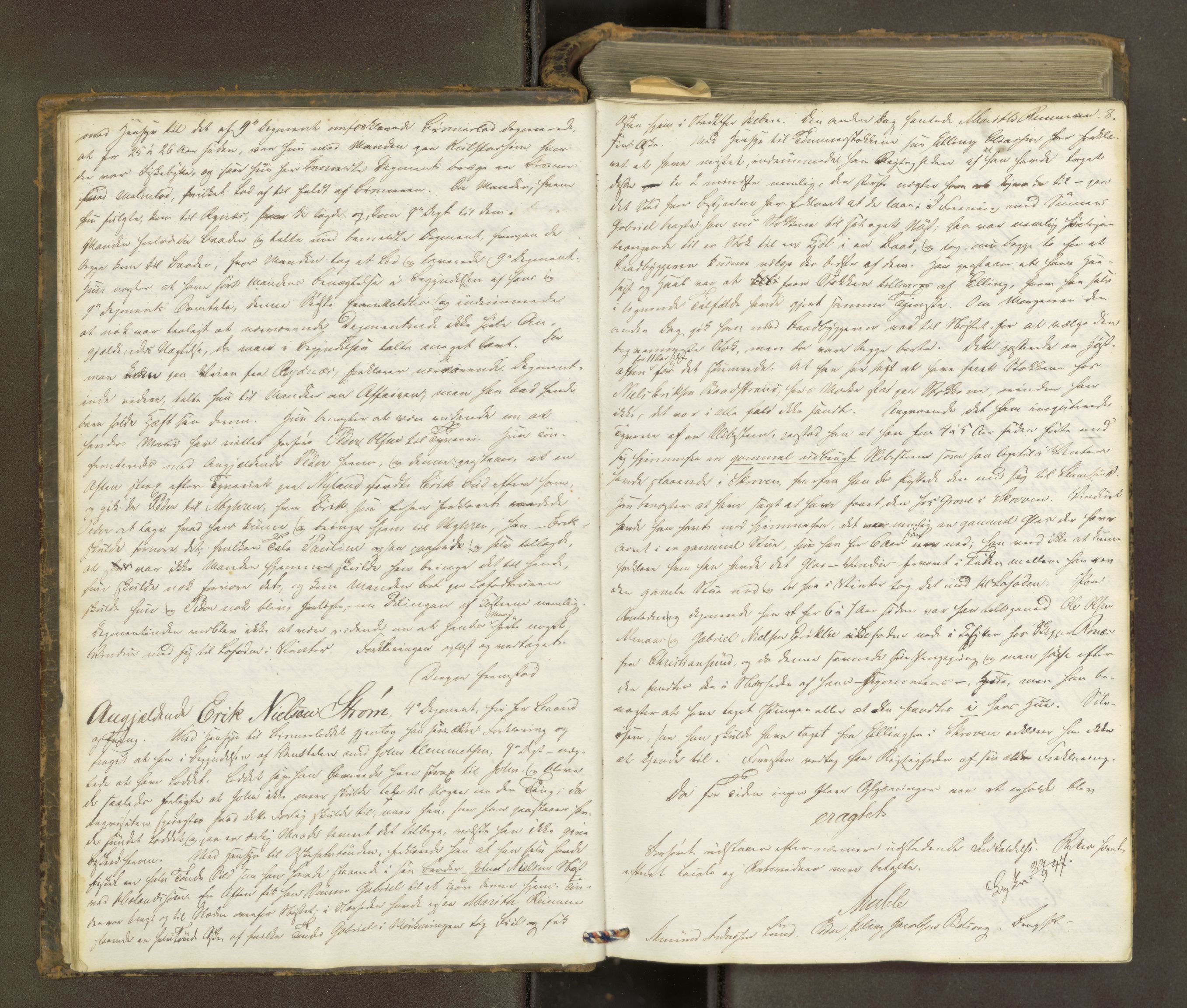 Helgeland sorenskriveri, AV/SAT-A-0004/1/1B/L0009: Ekstrarettsprotokoll 7 (41), 1847-1853, s. 7b-8a