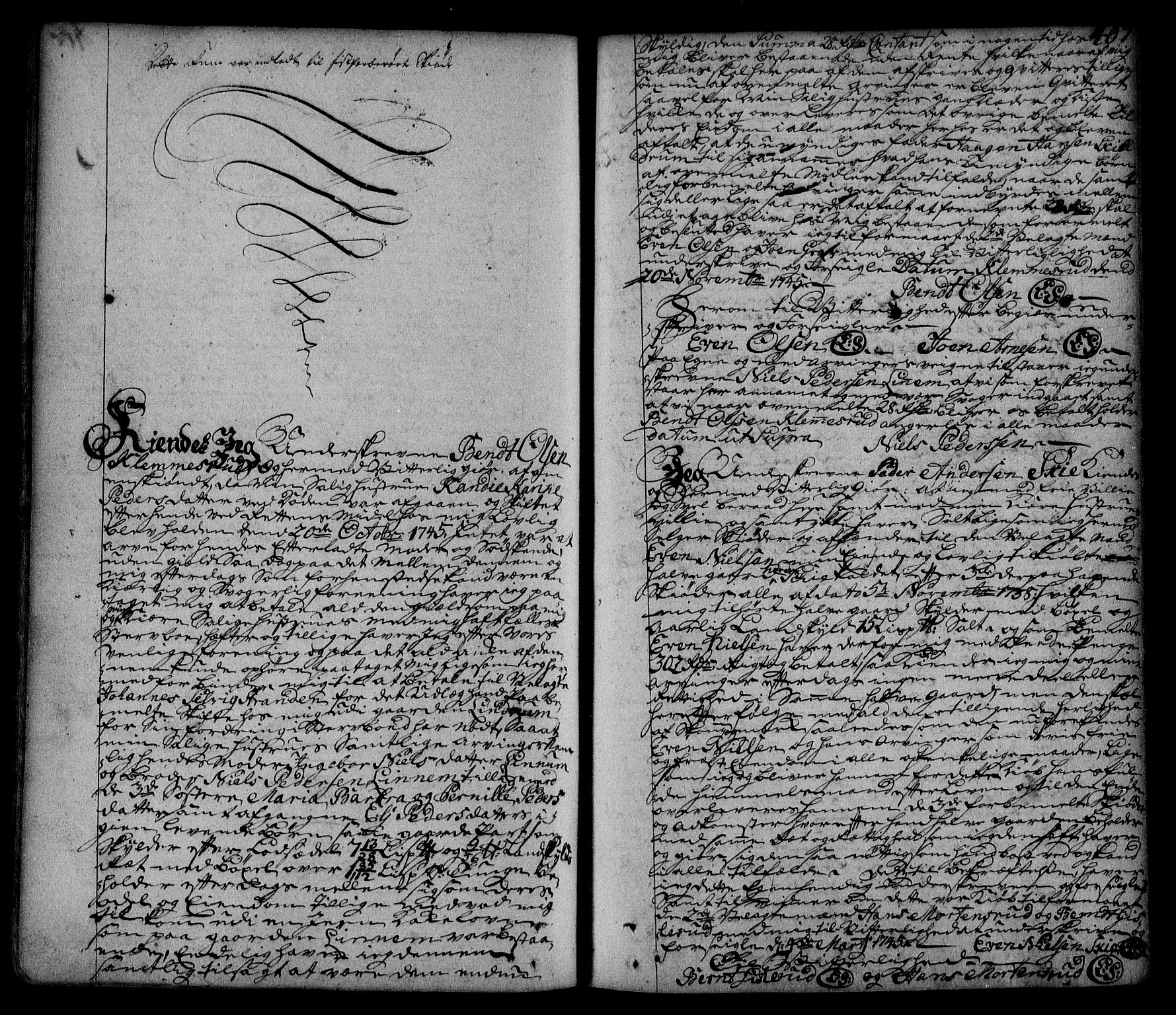 Lier, Røyken og Hurum sorenskriveri, SAKO/A-89/G/Ga/Gaa/L0002: Pantebok nr. II, 1725-1755, s. 407