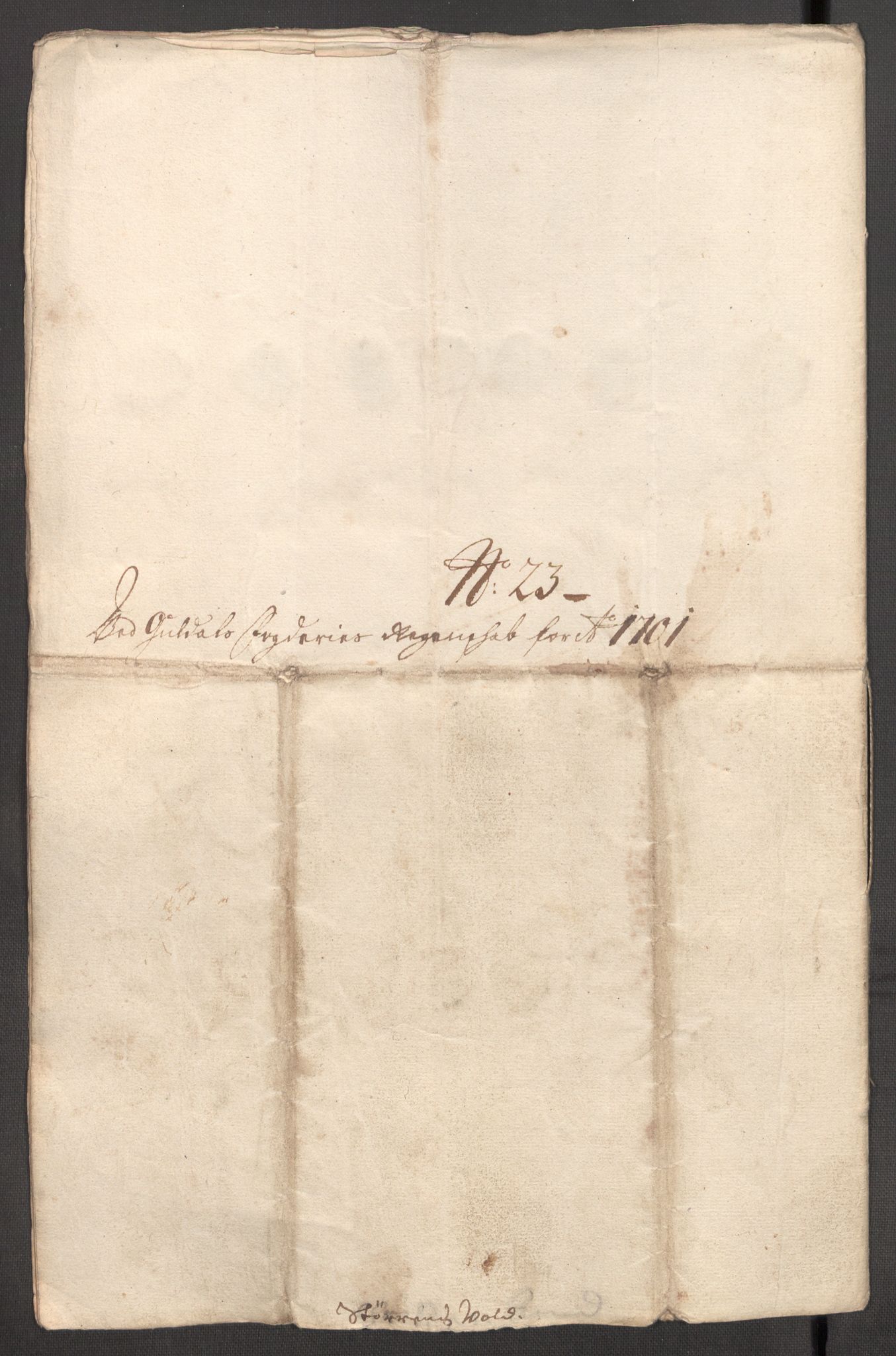 Rentekammeret inntil 1814, Reviderte regnskaper, Fogderegnskap, AV/RA-EA-4092/R60/L3951: Fogderegnskap Orkdal og Gauldal, 1701, s. 316