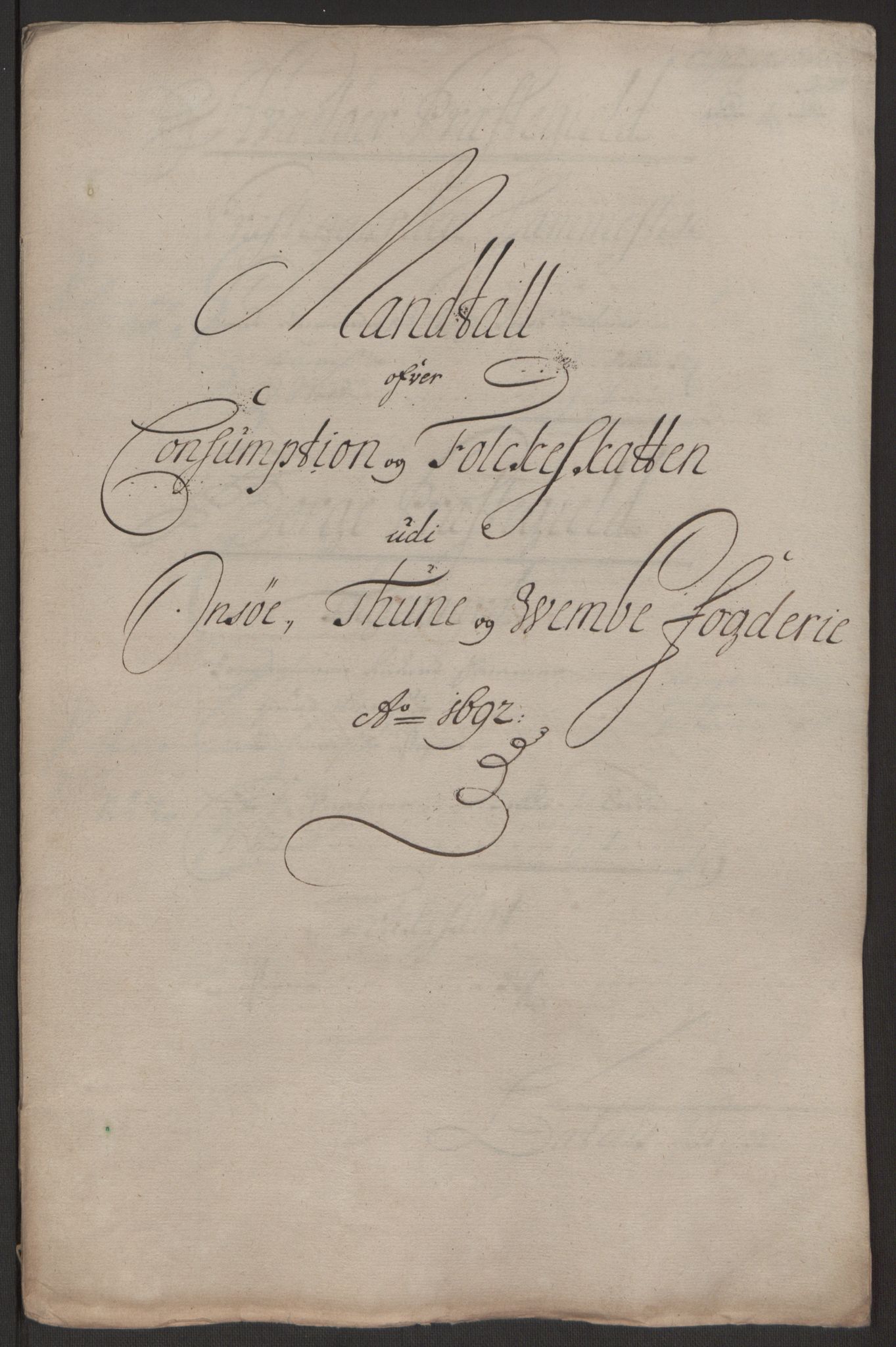 Rentekammeret inntil 1814, Reviderte regnskaper, Fogderegnskap, RA/EA-4092/R03/L0120: Fogderegnskap Onsøy, Tune, Veme og Åbygge fogderi, 1692-1693, s. 147