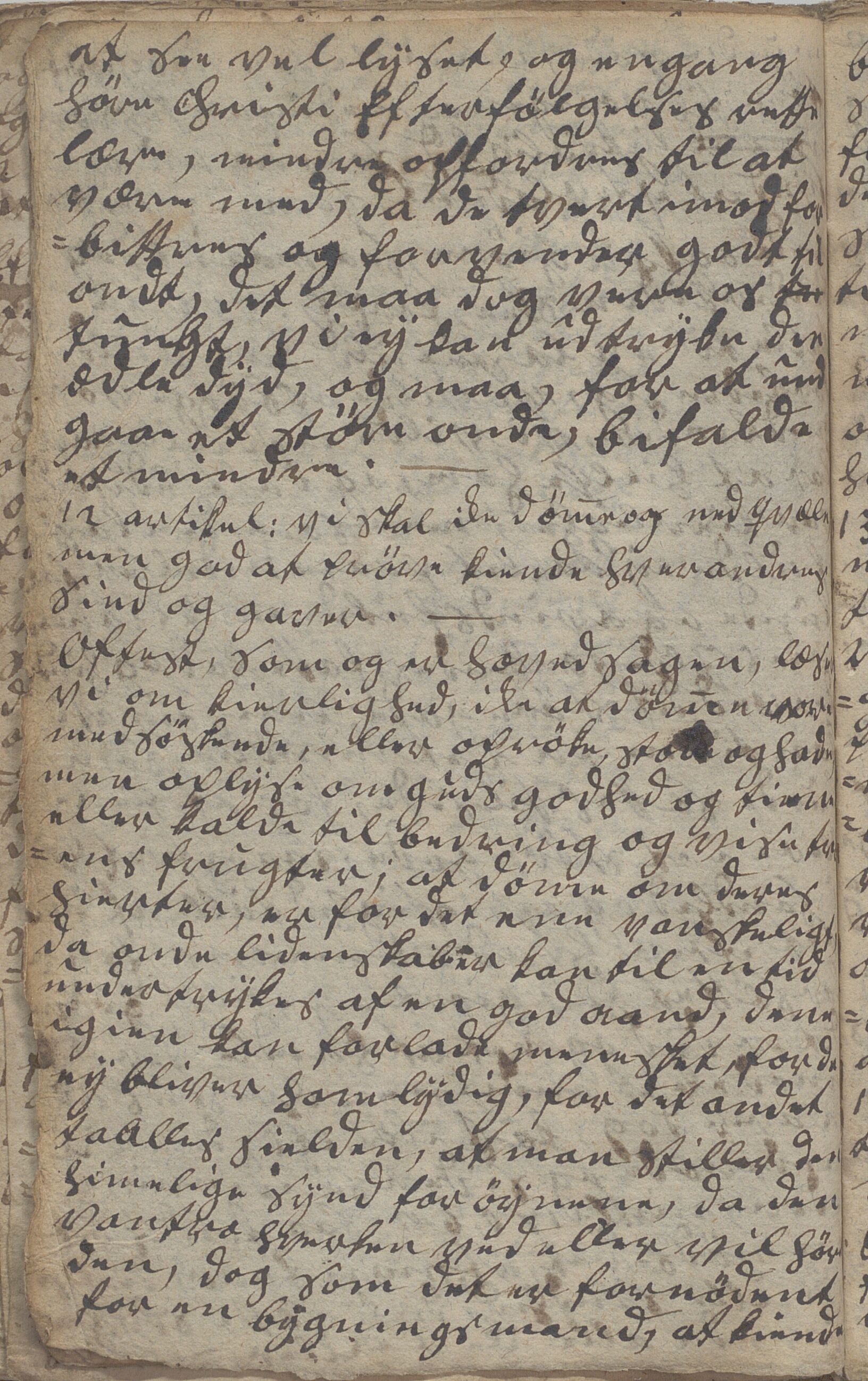 Heggtveitsamlingen, TMF/A-1007/H/L0046/0007: Brev, kopibøker, prekener, manus etc.  / "Fossem" - Kopibok. Sanger og brev, 1800-1802