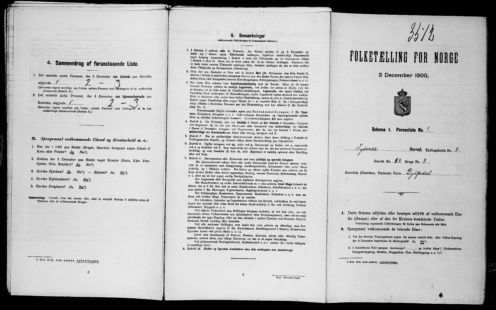 SAST, Folketelling 1900 for 1146 Tysvær herred, 1900, s. 560