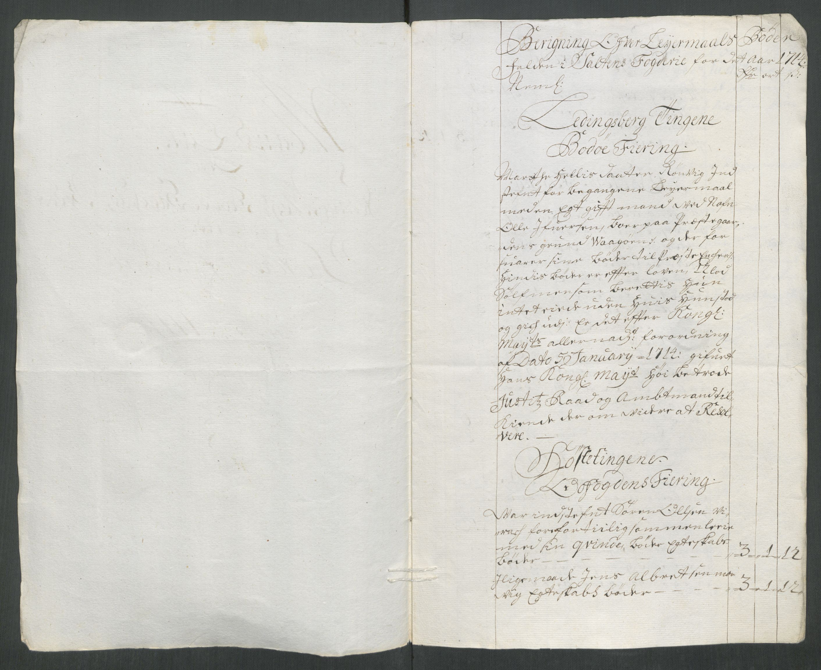 Rentekammeret inntil 1814, Reviderte regnskaper, Fogderegnskap, RA/EA-4092/R66/L4584: Fogderegnskap Salten, 1714, s. 334