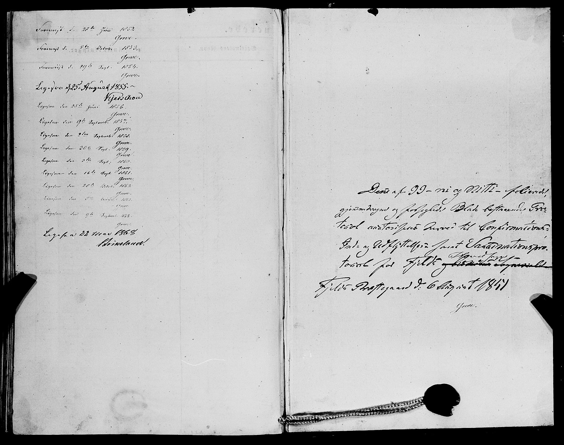 Fjell sokneprestembete, SAB/A-75301/H/Haa: Ministerialbok nr. A 4, 1851-1870, s. 100