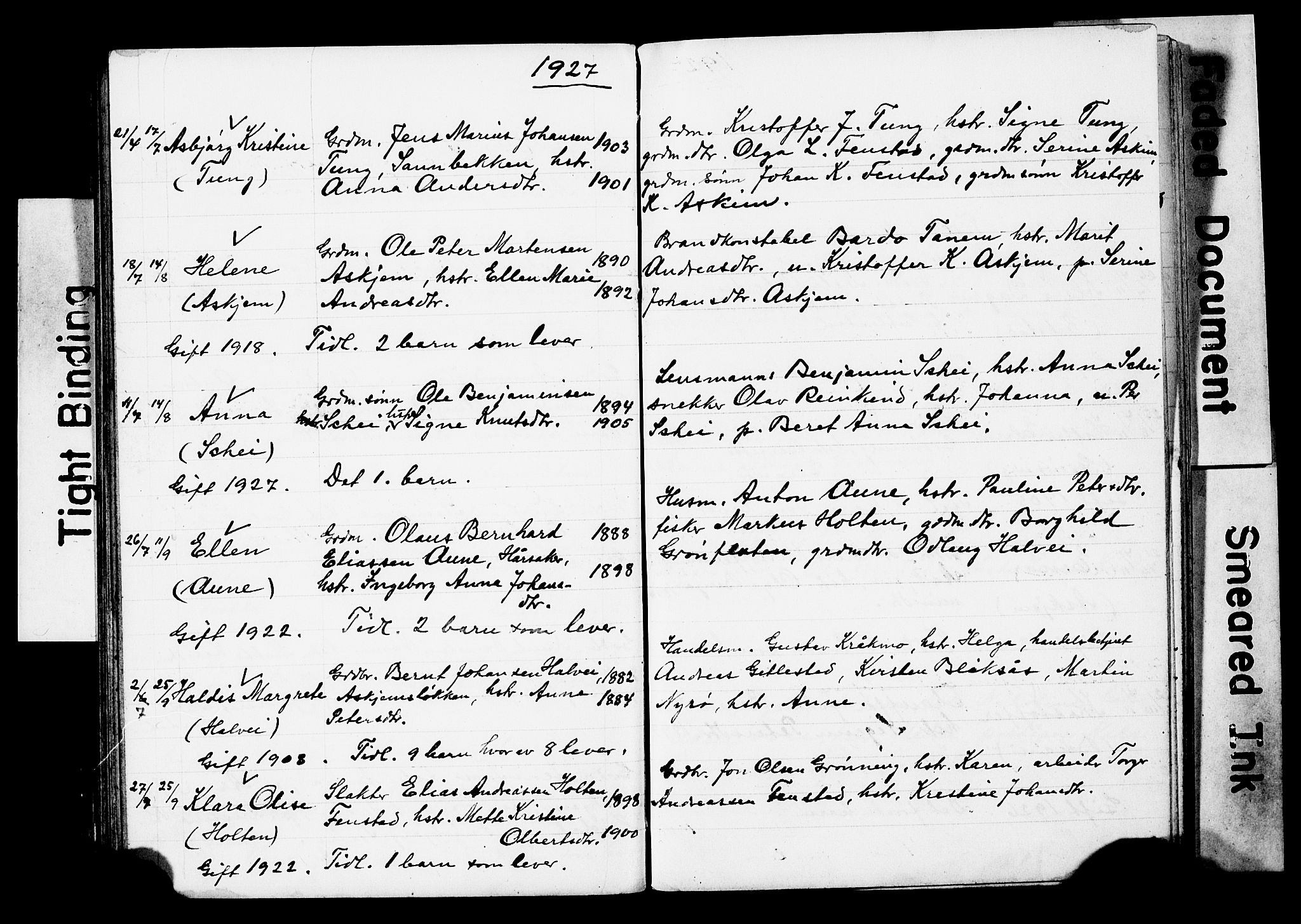 Ministerialprotokoller, klokkerbøker og fødselsregistre - Sør-Trøndelag, AV/SAT-A-1456/646/L0631: Klokkerbok nr. 646C04, 1917-1930