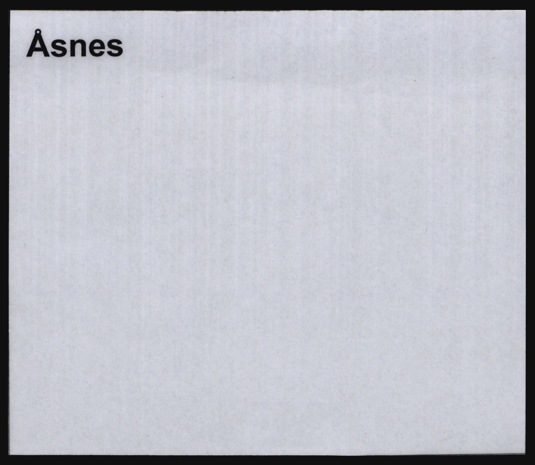 Norges Brannkasse, Åsnes, AV/SAH-NBRANÅ-018, s. 1