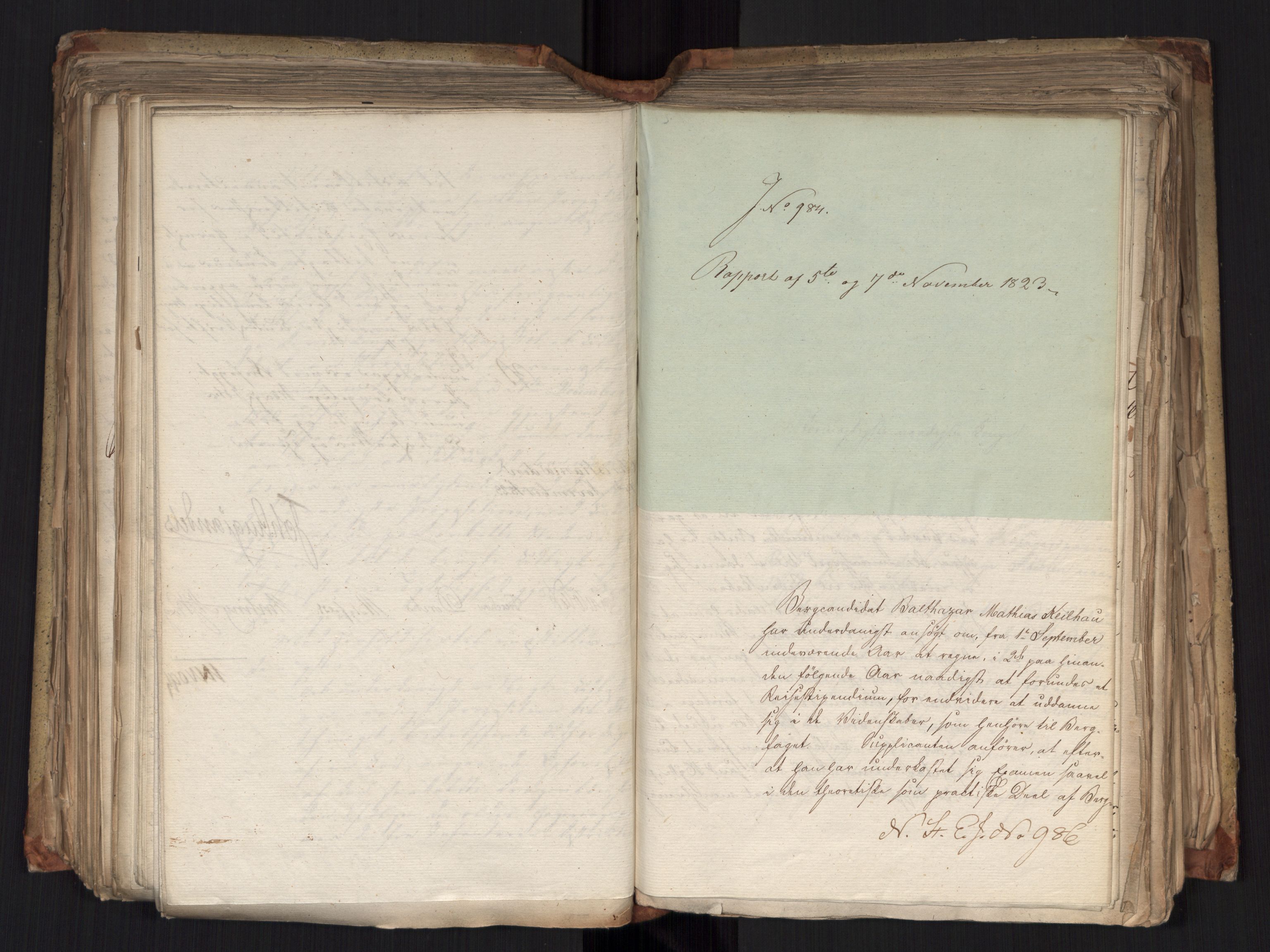 Statsrådsavdelingen i Stockholm, RA/S-1003/D/Da/L0036: Regjeringsinnstillinger nr. 841-1114, 1823, s. 417