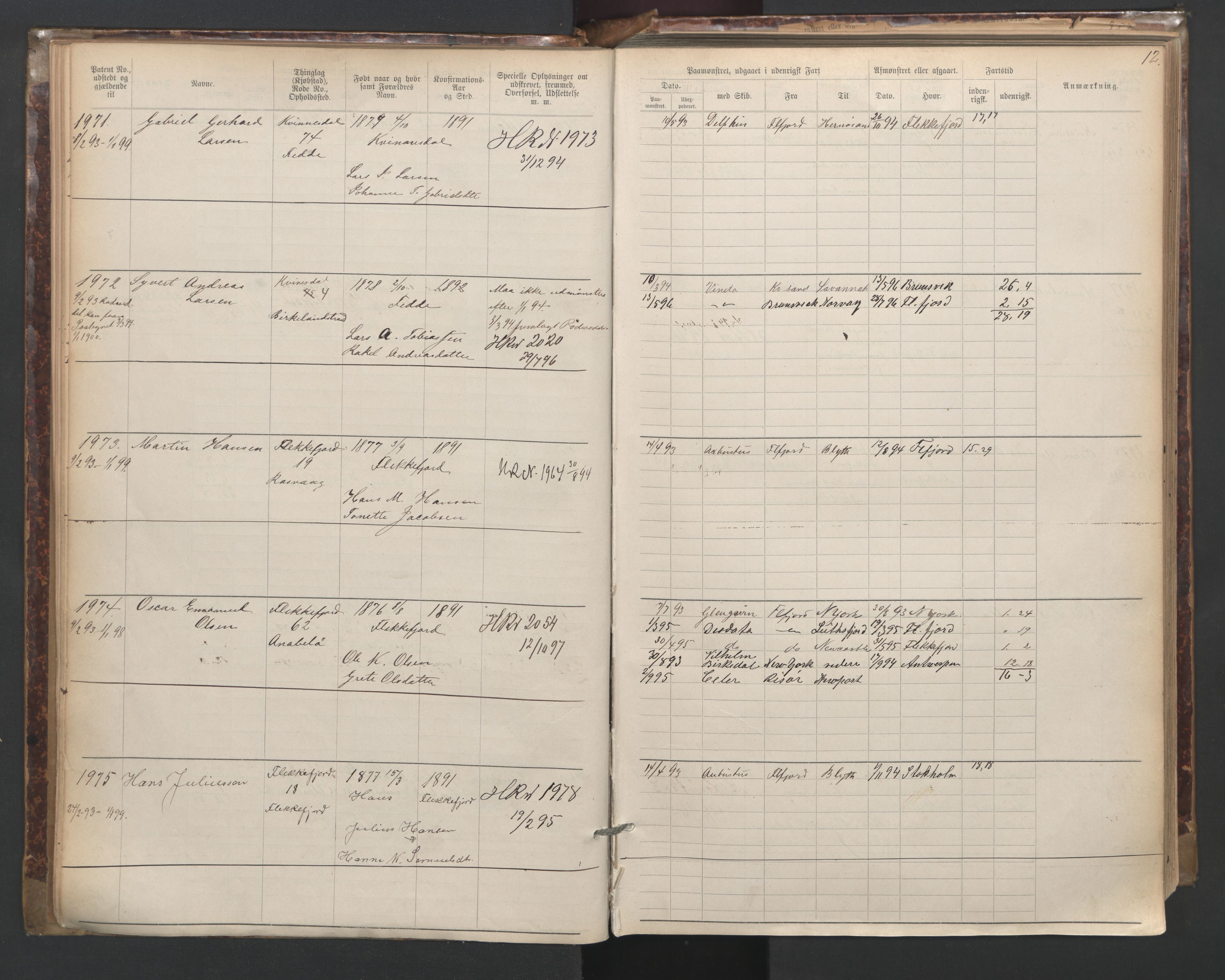 Flekkefjord mønstringskrets, SAK/2031-0018/F/Fa/L0003: Annotasjonsrulle nr 1921-2963 med register, N-3, 1892-1948, s. 41