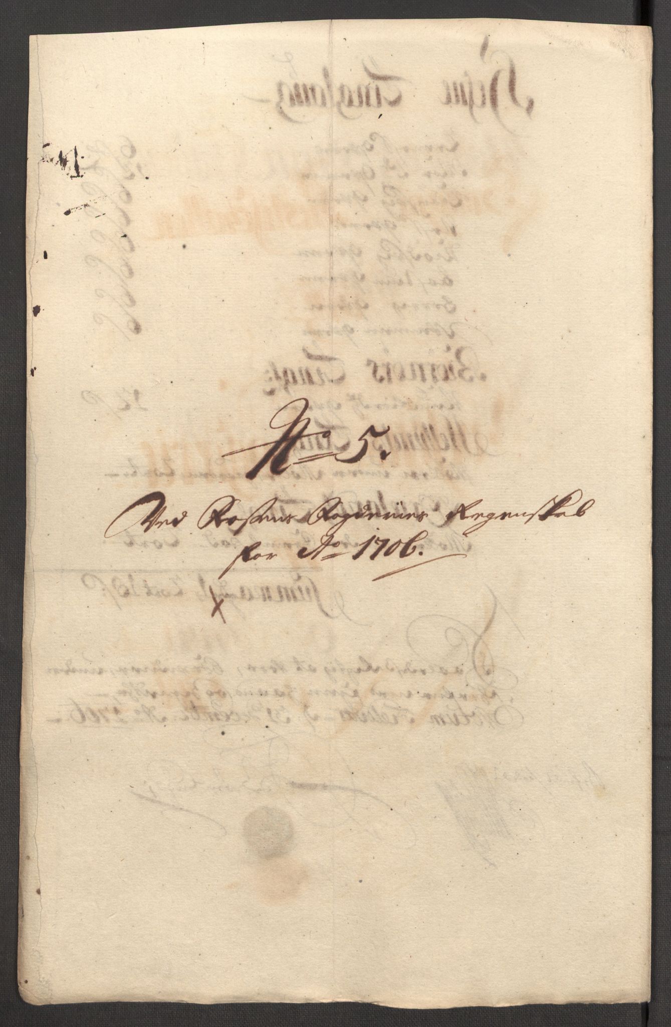 Rentekammeret inntil 1814, Reviderte regnskaper, Fogderegnskap, AV/RA-EA-4092/R57/L3857: Fogderegnskap Fosen, 1706-1707, s. 94