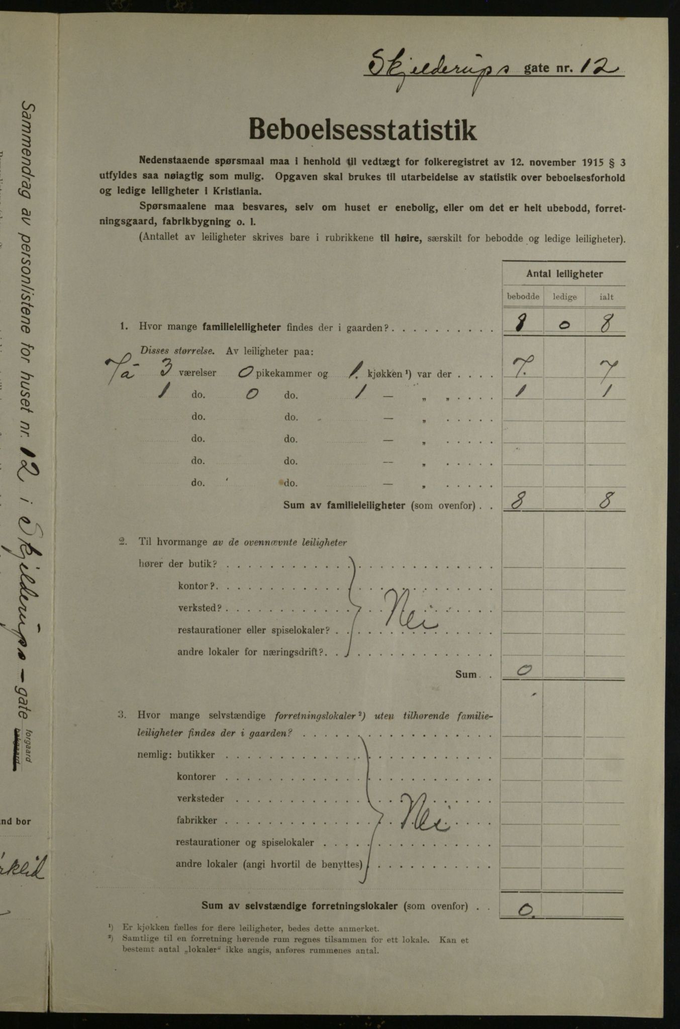 OBA, Kommunal folketelling 1.12.1923 for Kristiania, 1923, s. 106075