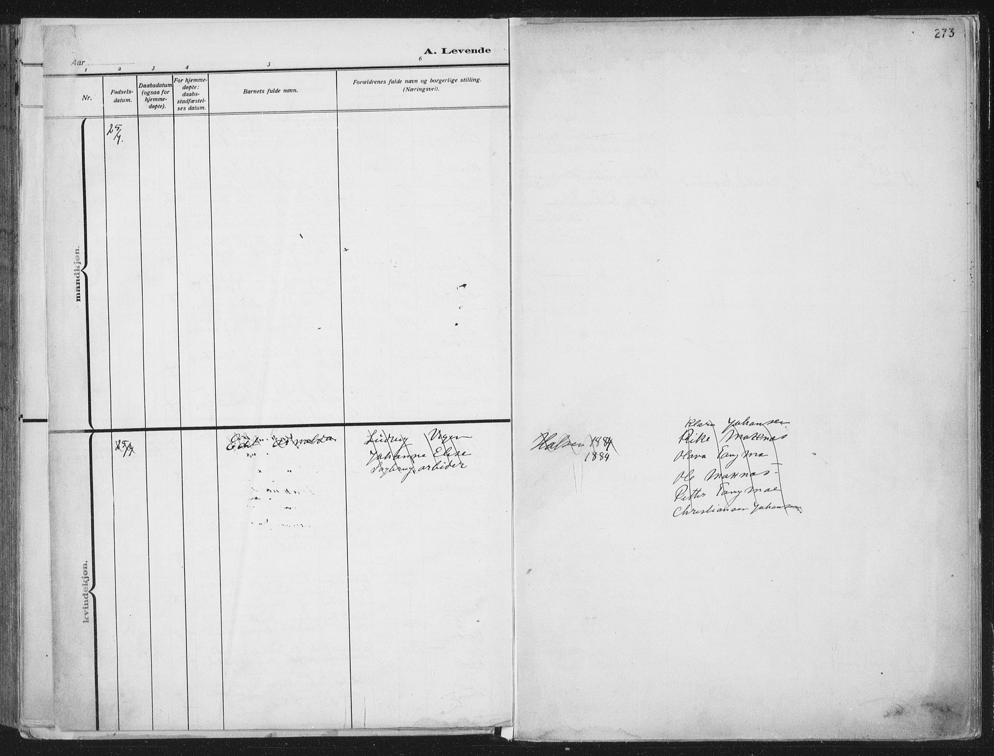 Ministerialprotokoller, klokkerbøker og fødselsregistre - Nord-Trøndelag, SAT/A-1458/709/L0082: Ministerialbok nr. 709A22, 1896-1916, s. 273