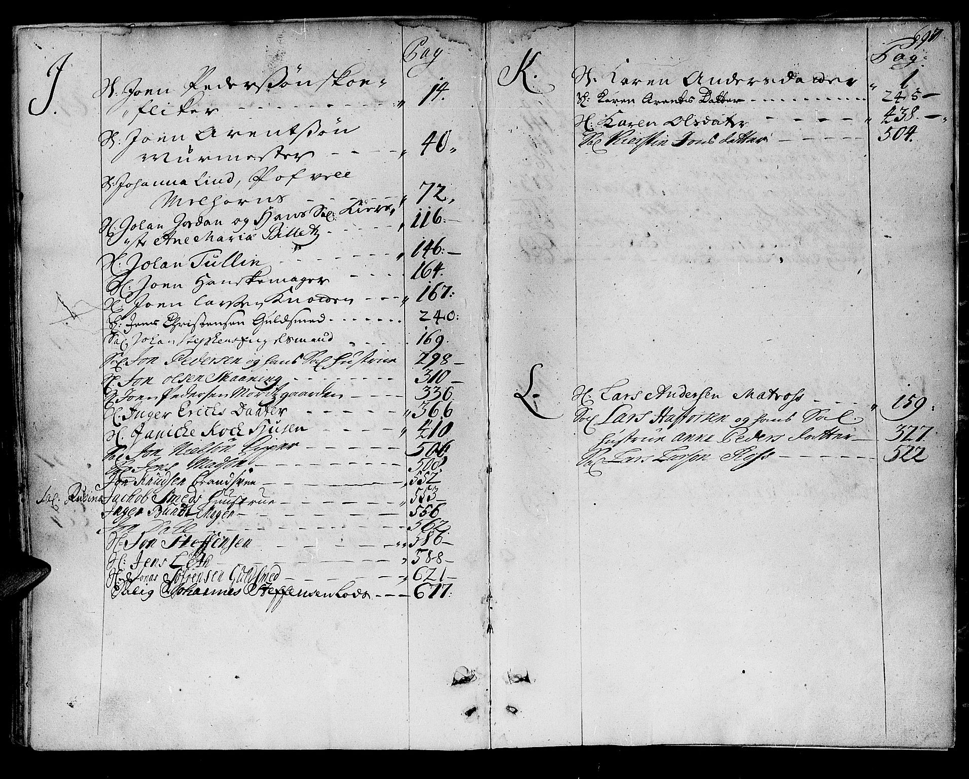 Trondheim byfogd, AV/SAT-A-0003/1/3/3A/L0007: Skifteprotokoll - gml.nr.7. (m/ register), 1716-1720, s. 696b-697a