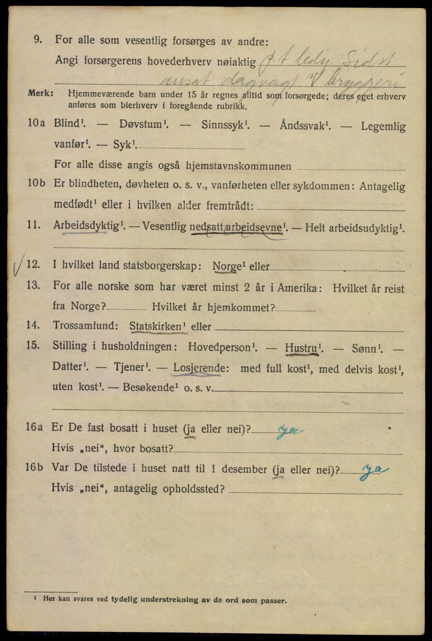 SAO, Folketelling 1920 for 0301 Kristiania kjøpstad, 1920, s. 517734