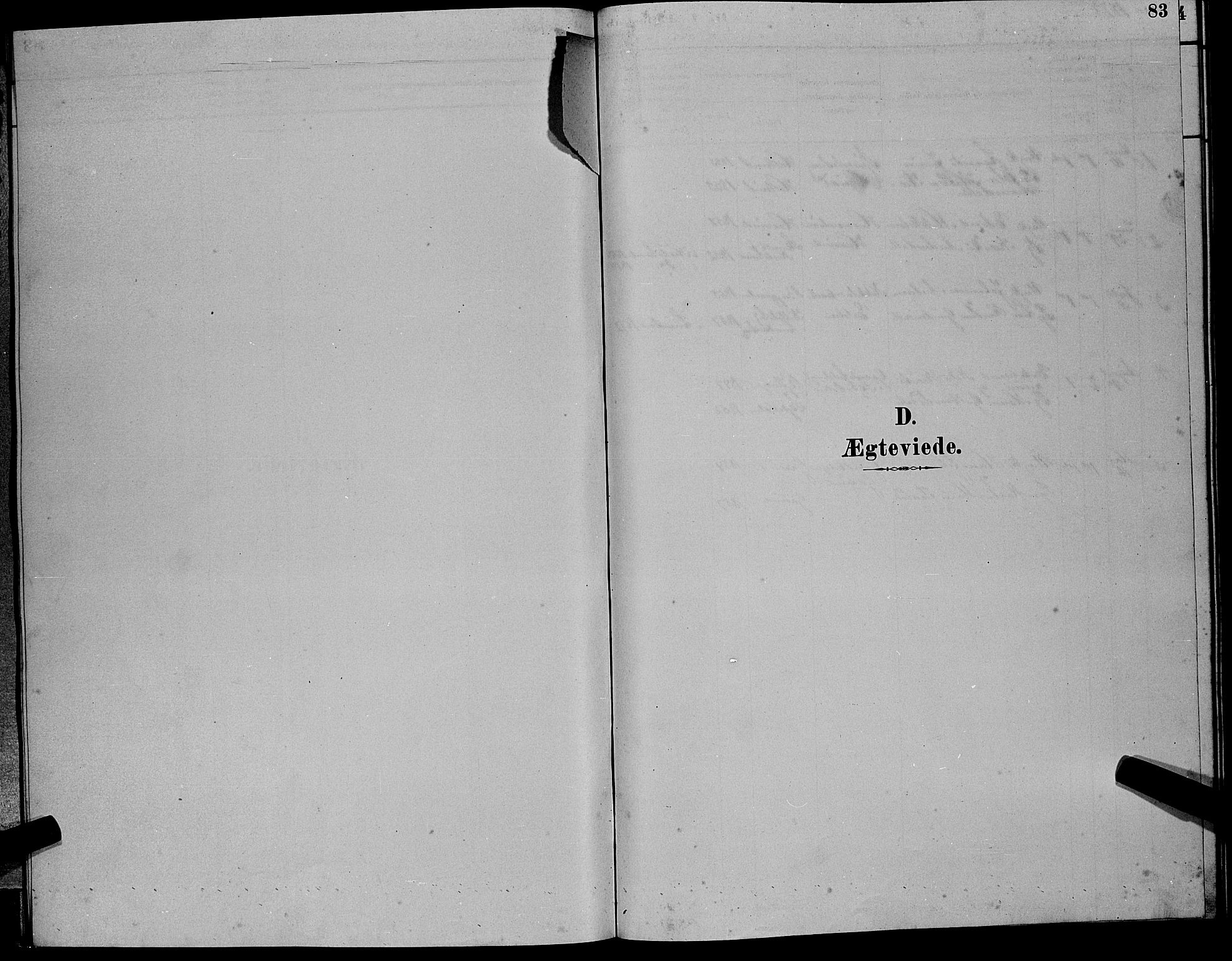 Hole kirkebøker, AV/SAKO-A-228/G/Gb/L0002: Klokkerbok nr. II 2, 1878-1889, s. 83