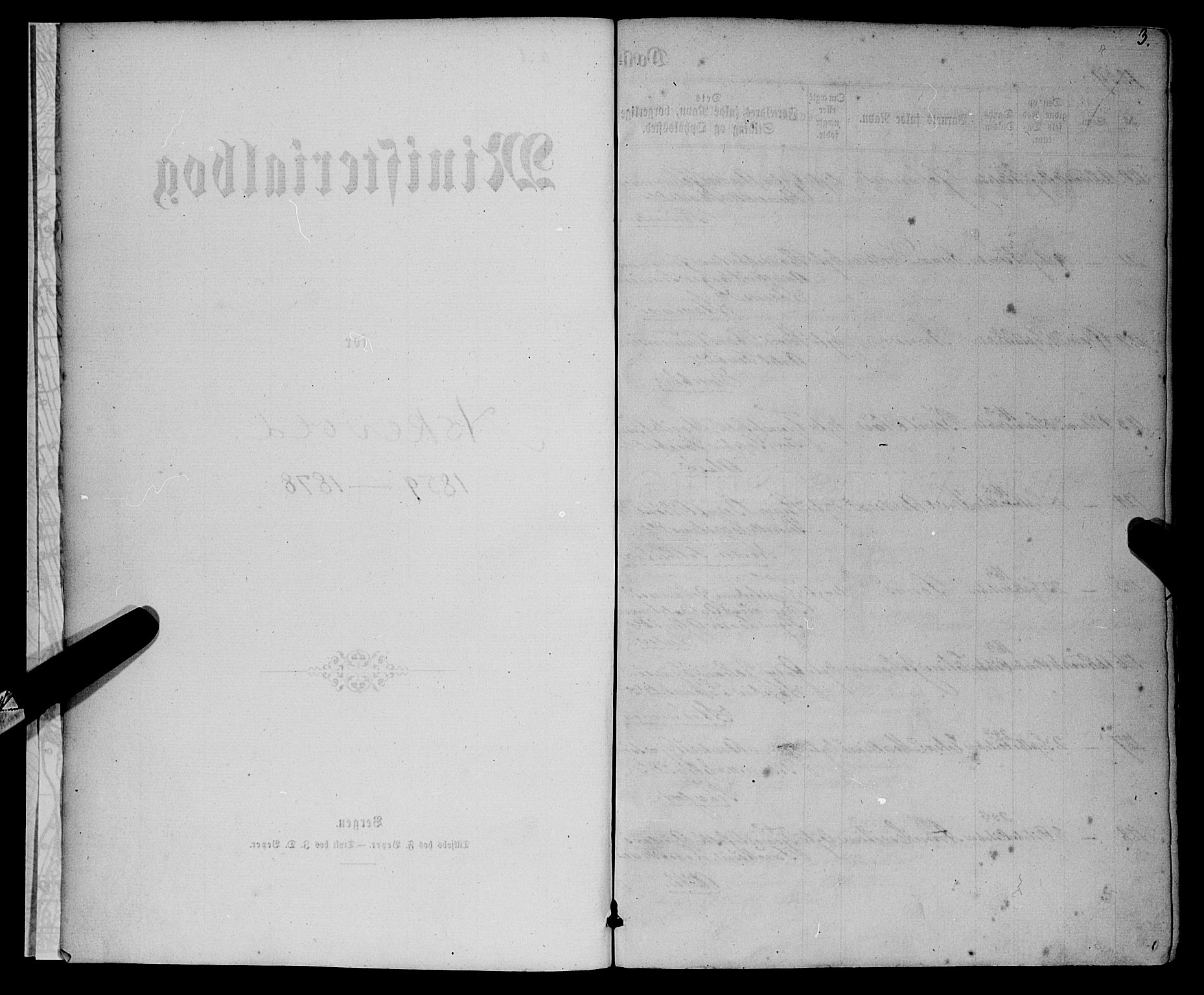 Askvoll sokneprestembete, SAB/A-79501/H/Haa/Haaa/L0012: Ministerialbok nr. A 12, 1859-1878, s. 3